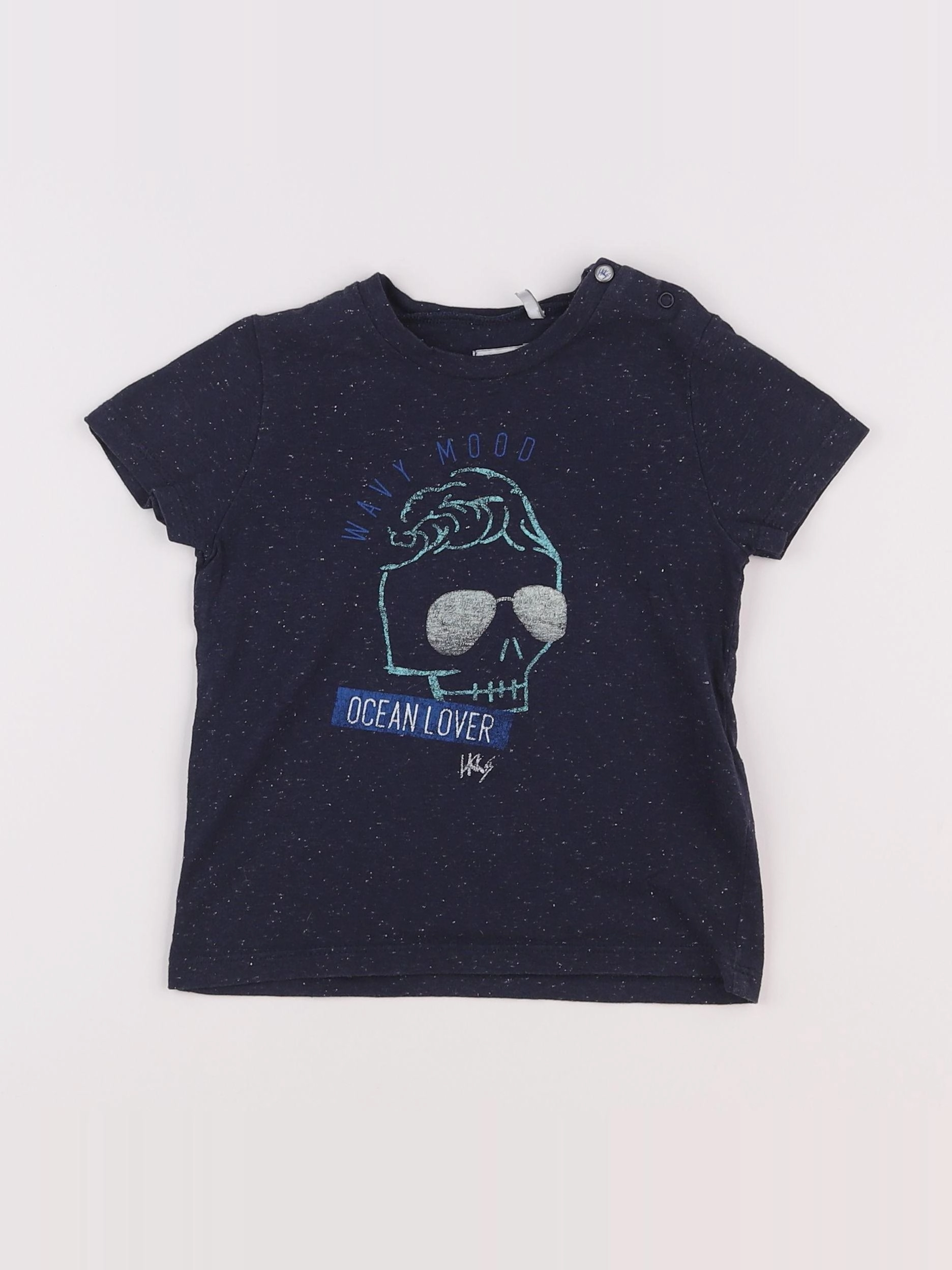 IKKS - tee-shirt bleu - 18 mois