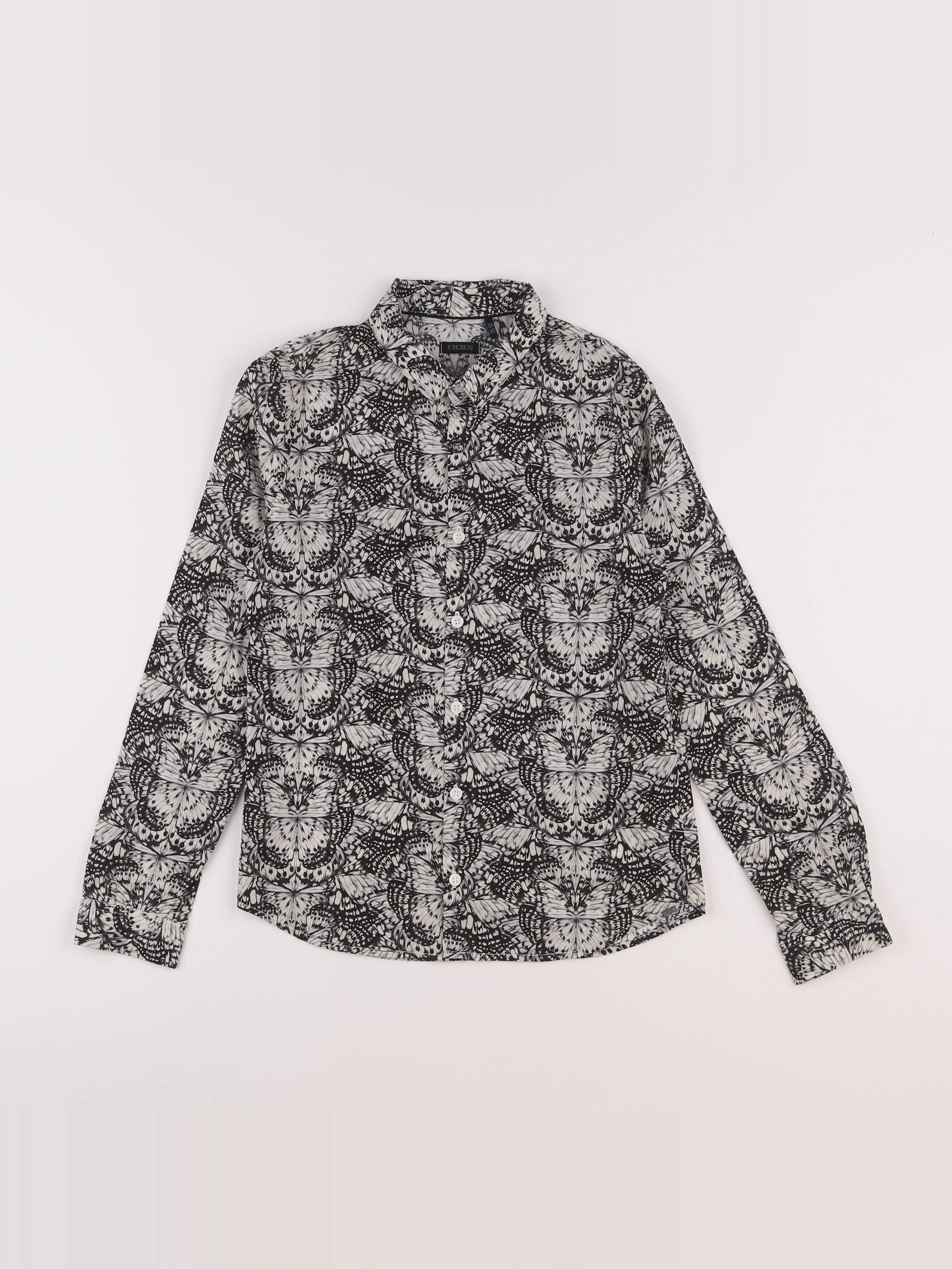 IKKS - chemise noir - 10 ans