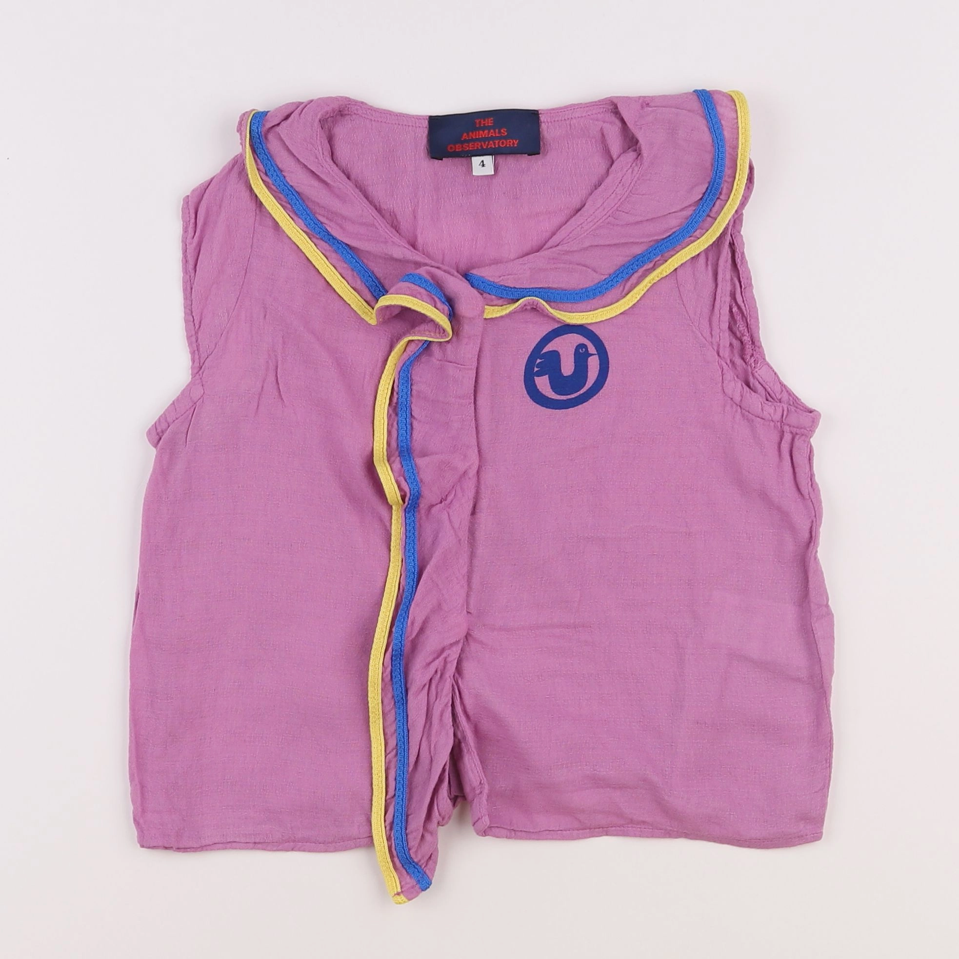 The animals observatory - blouse violet - 4 ans