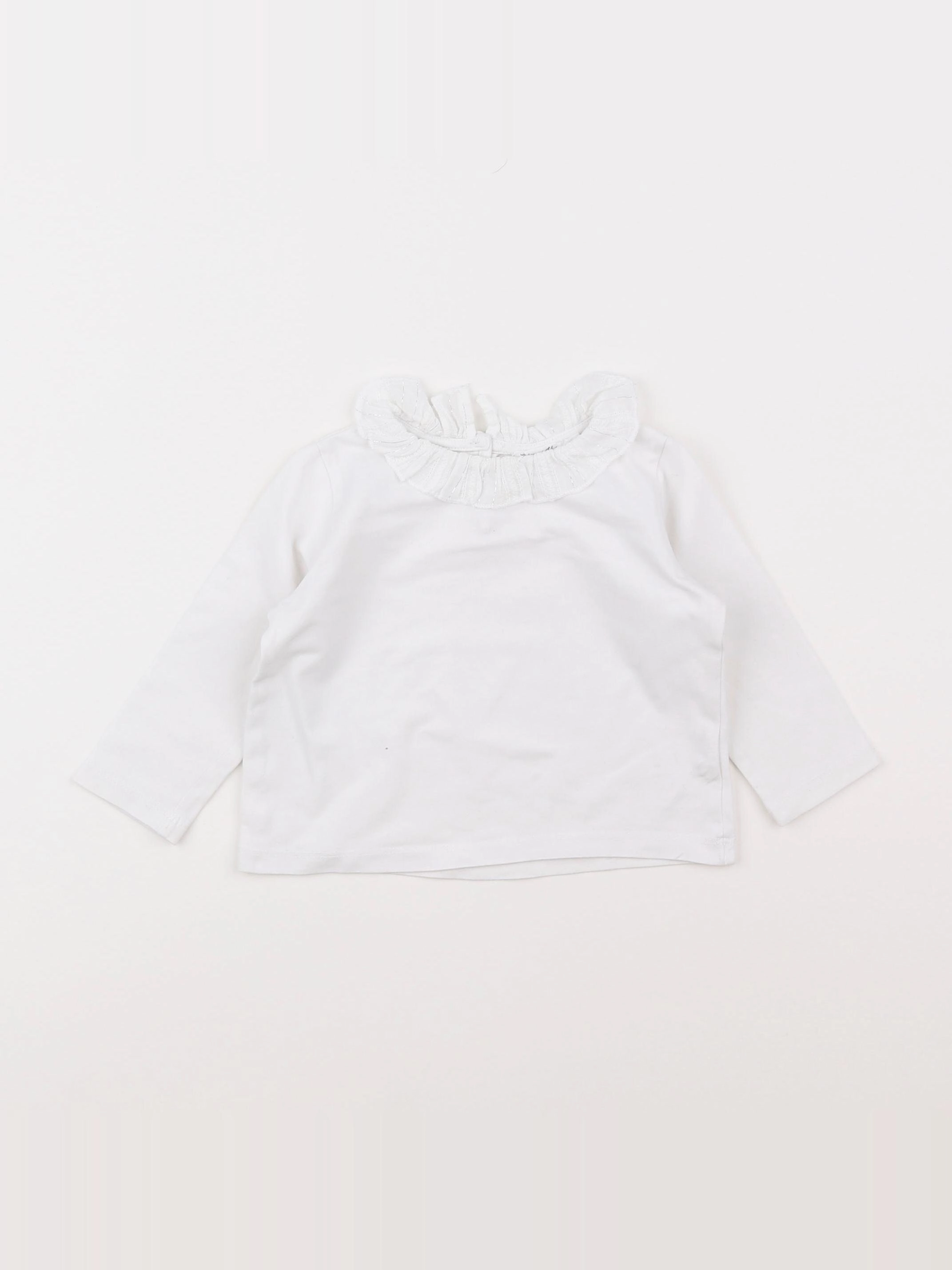Eden & Victor - tee-shirt blanc - 6 mois