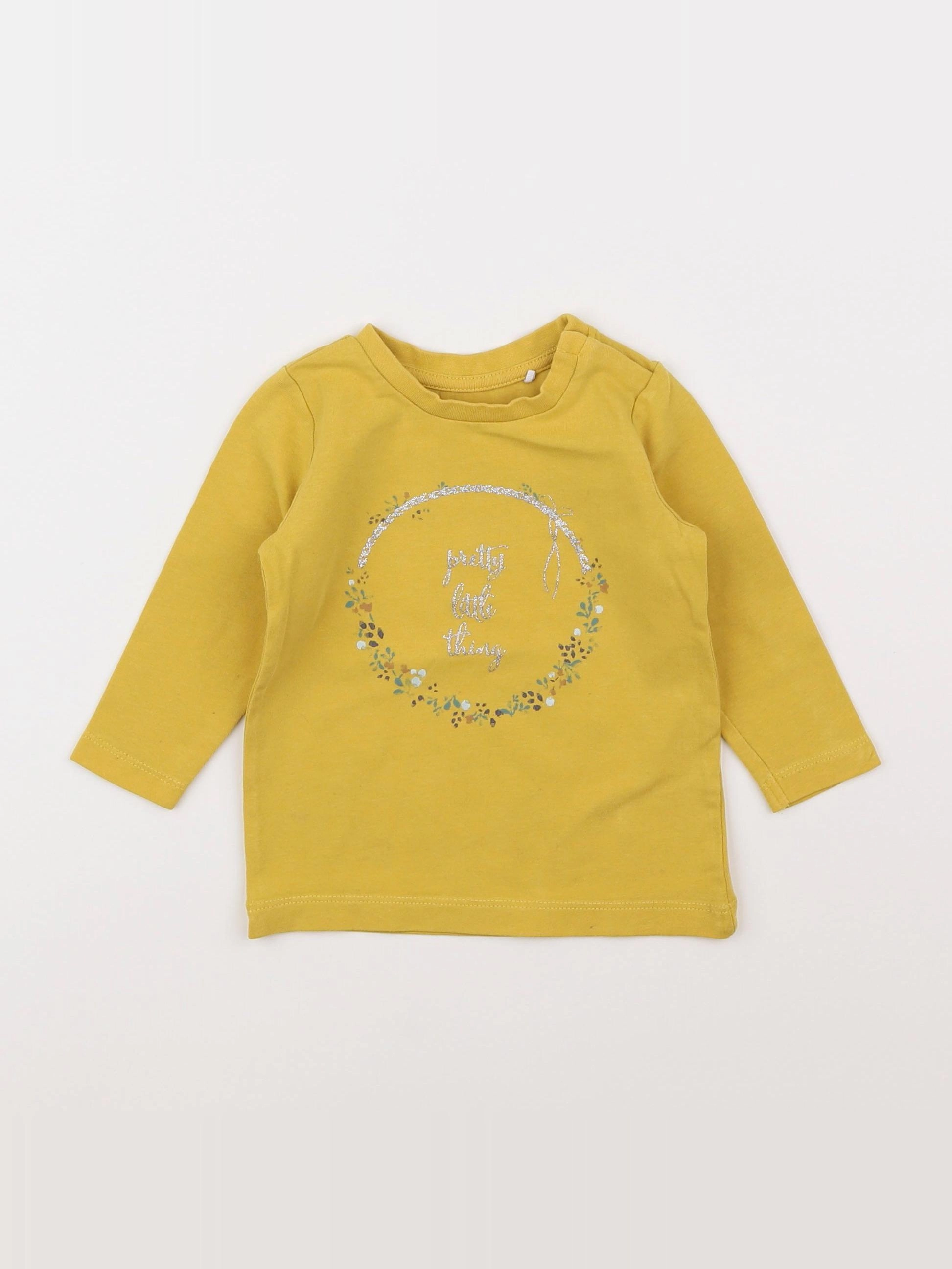 Name it - tee-shirt jaune - 3/6 mois
