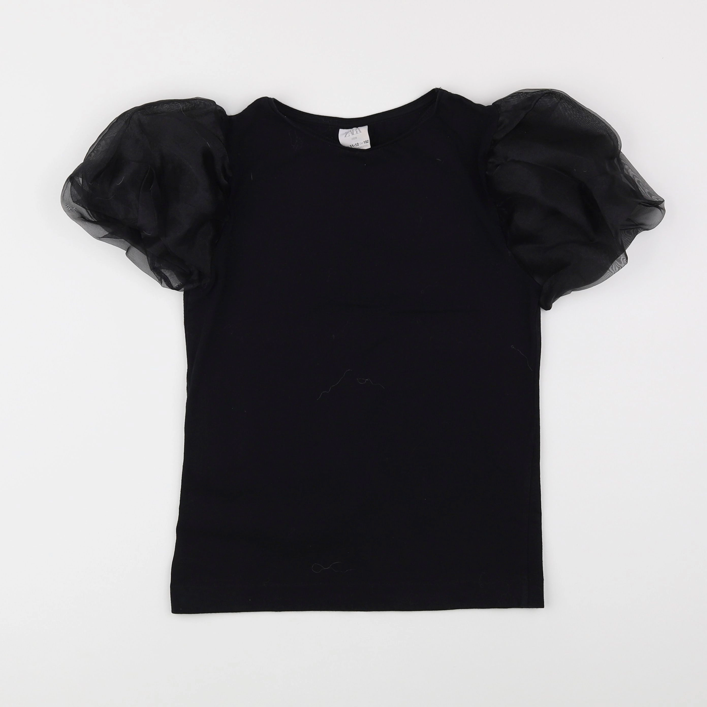 Zara - tee-shirt noir - 11/12 ans