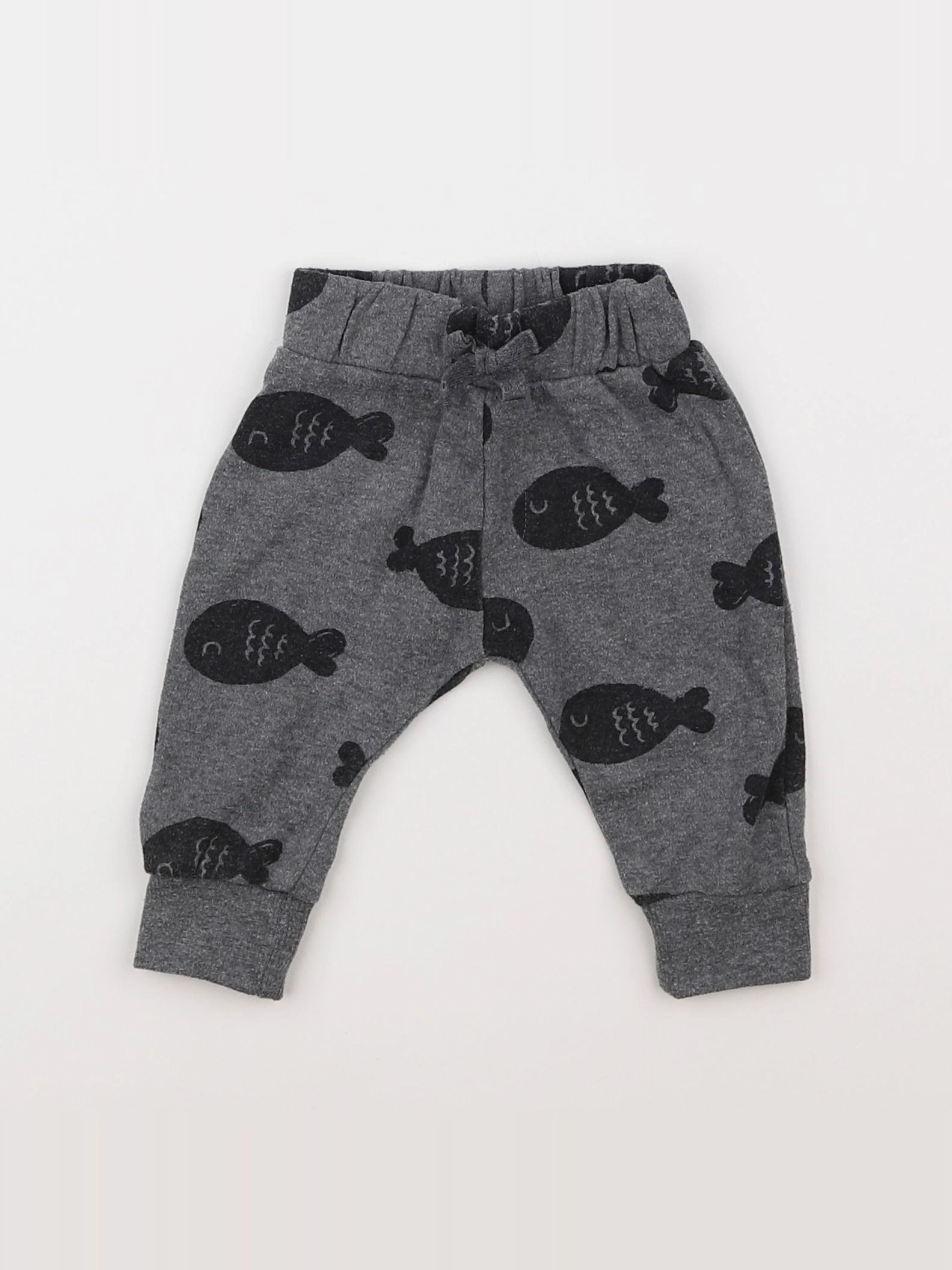 Cotton Fish - pantalon gris - 3 mois