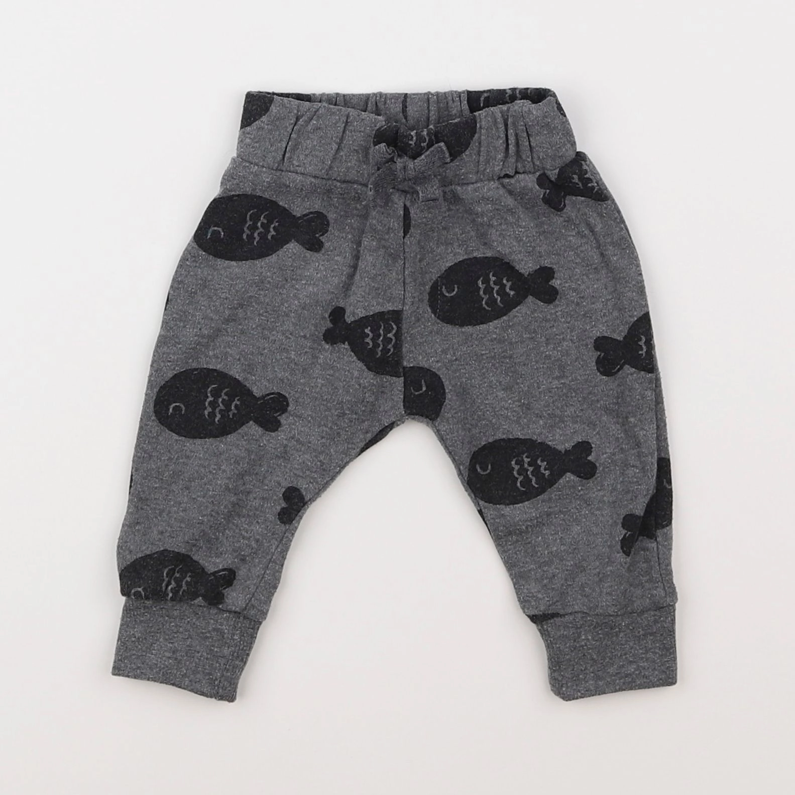 Cotton Fish - pantalon gris - 3 mois