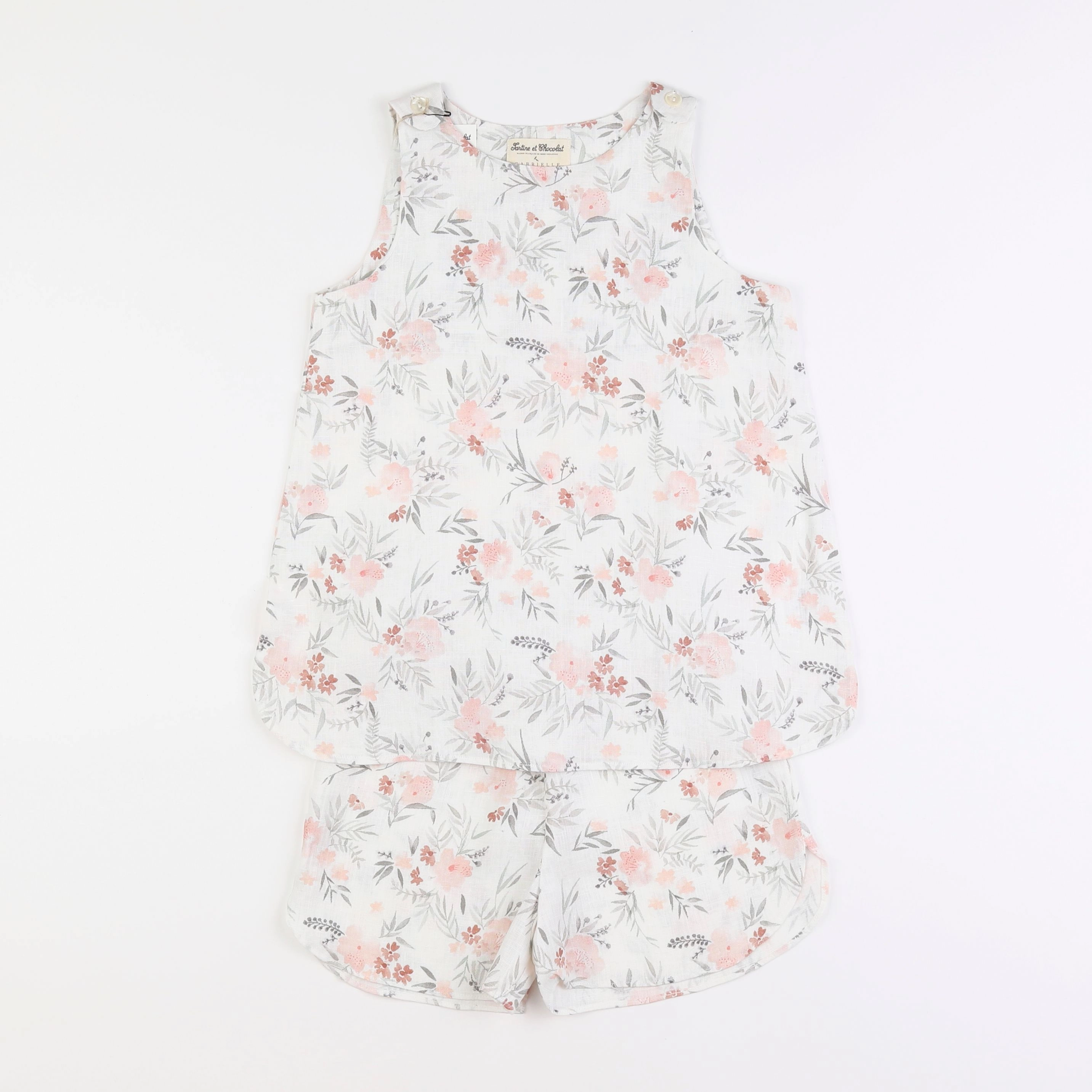 GABRIELLE PARIS X TARTINE ET CHOCOLAT - pyjama lin - 2 ans