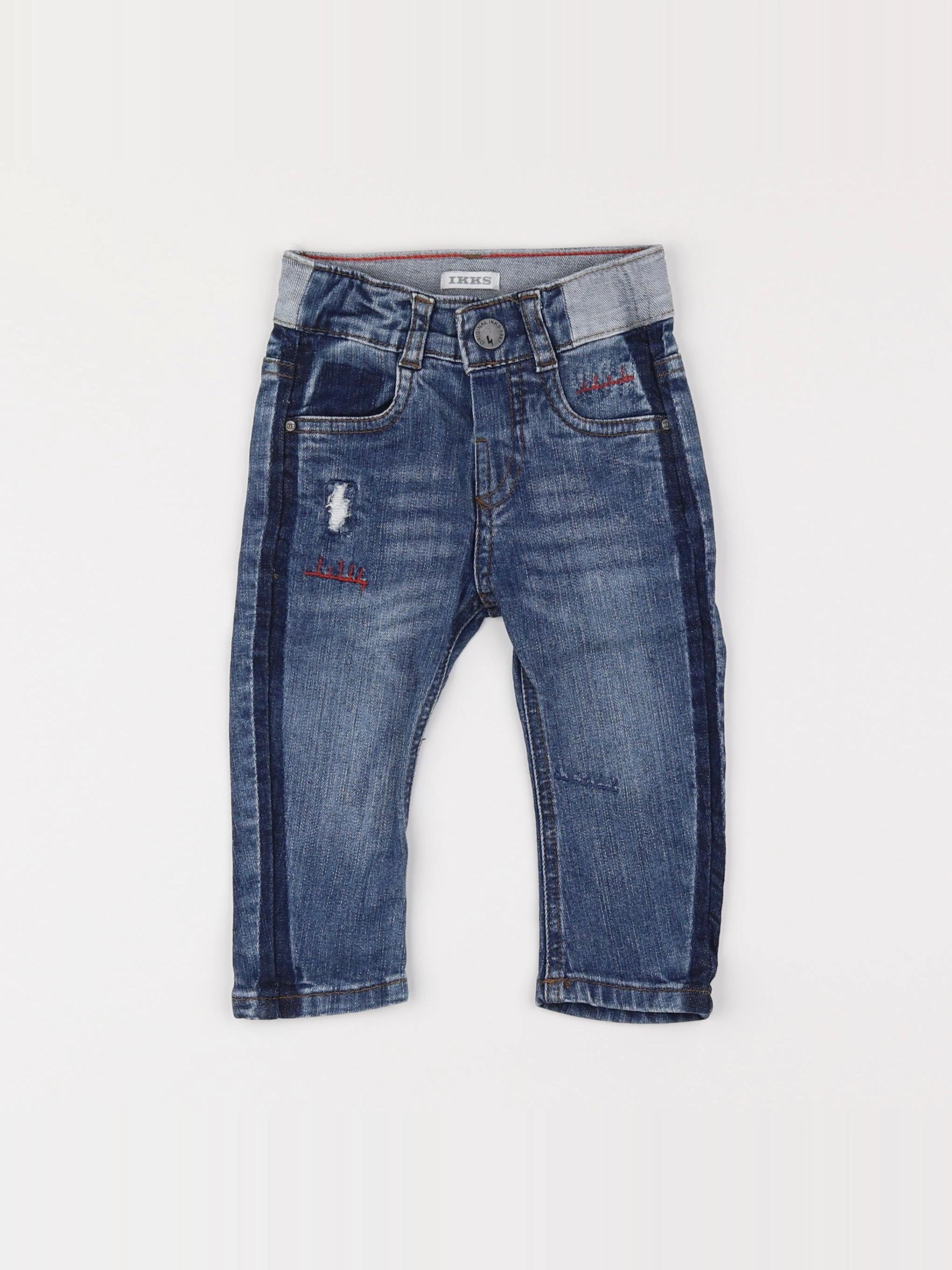 IKKS - jean bleu - 12 mois