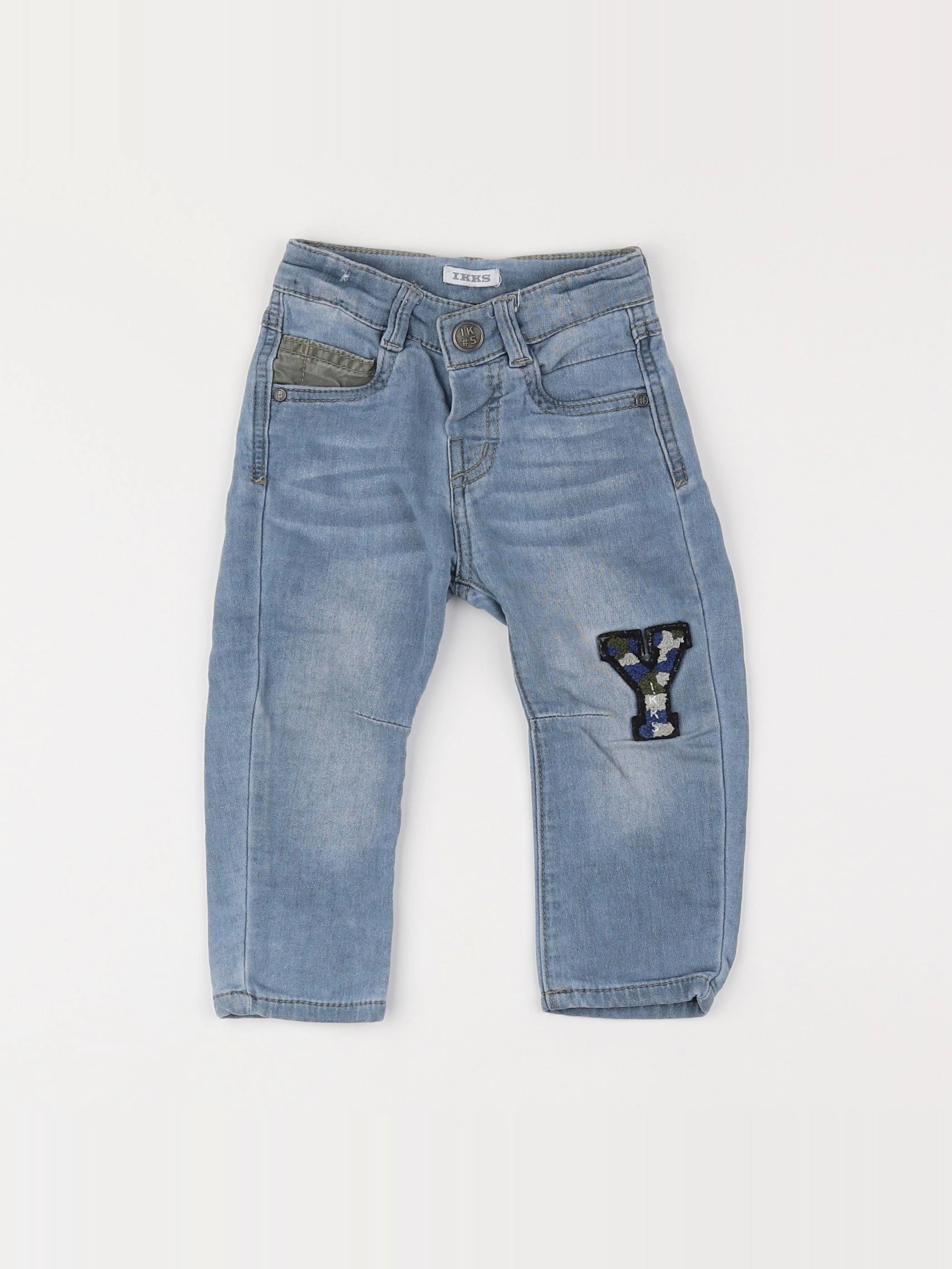 IKKS - jean gris - 18 mois