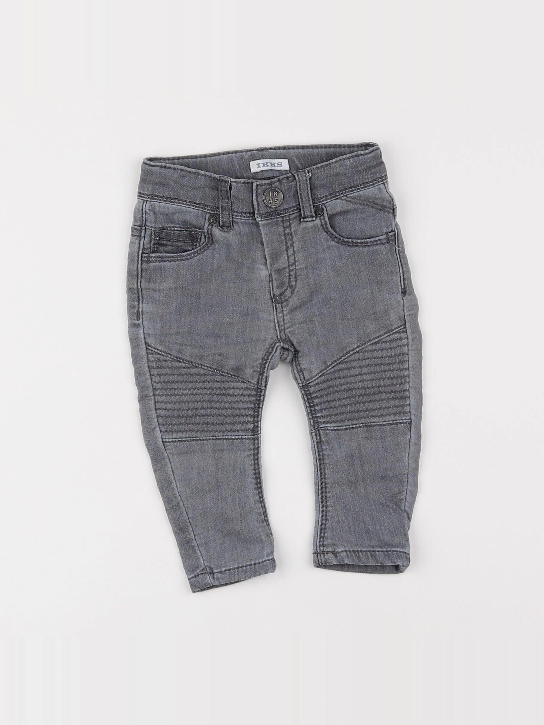 IKKS - jean gris - 3 mois