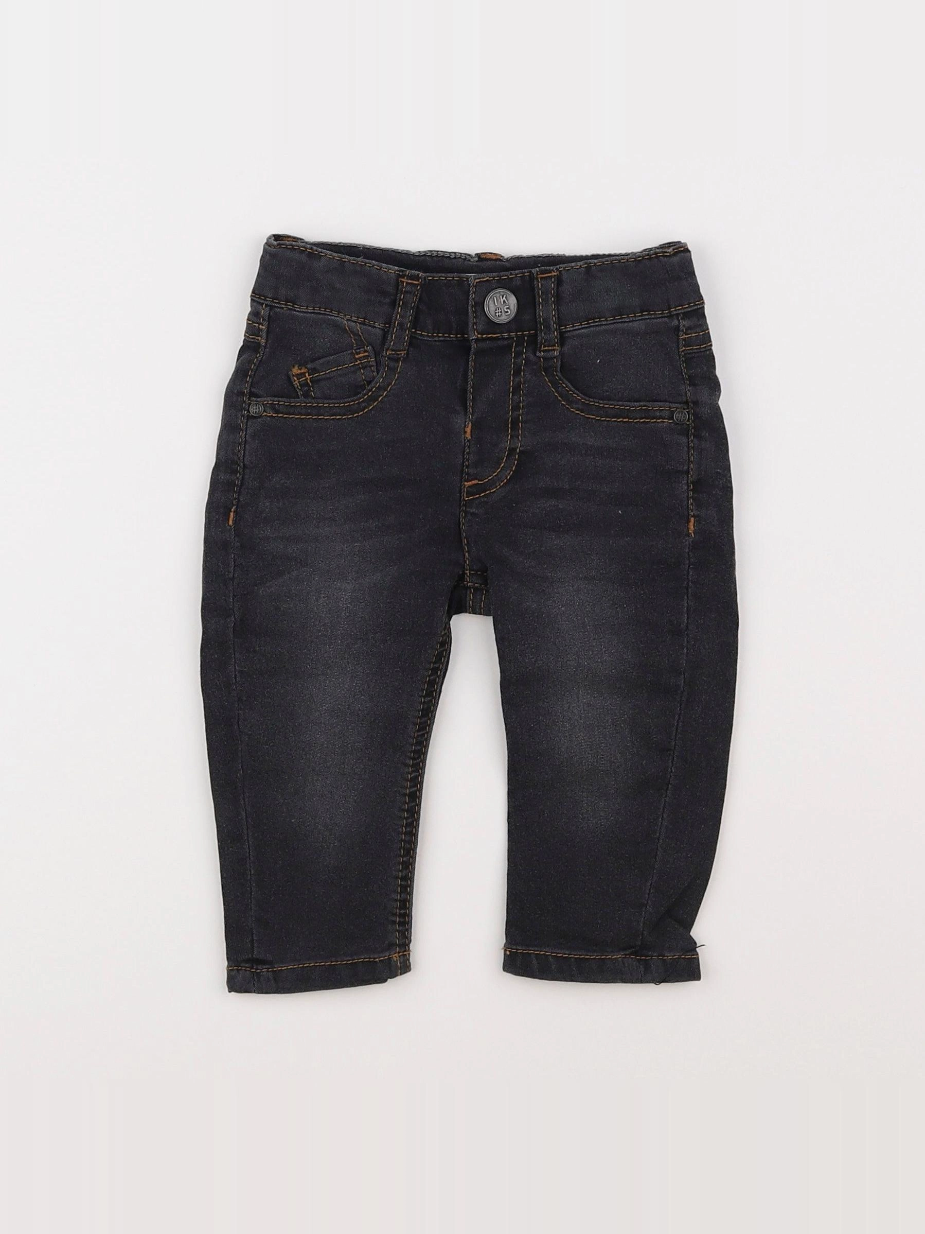 IKKS - jean noir - 6 mois