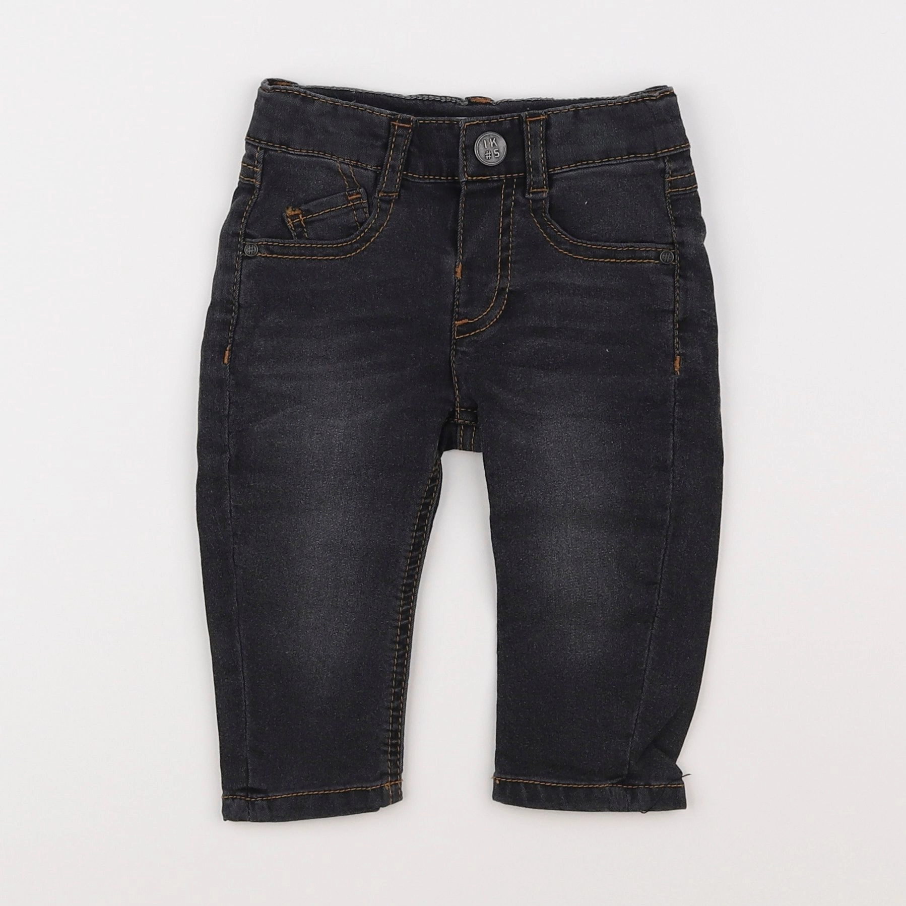 IKKS - jean noir - 6 mois