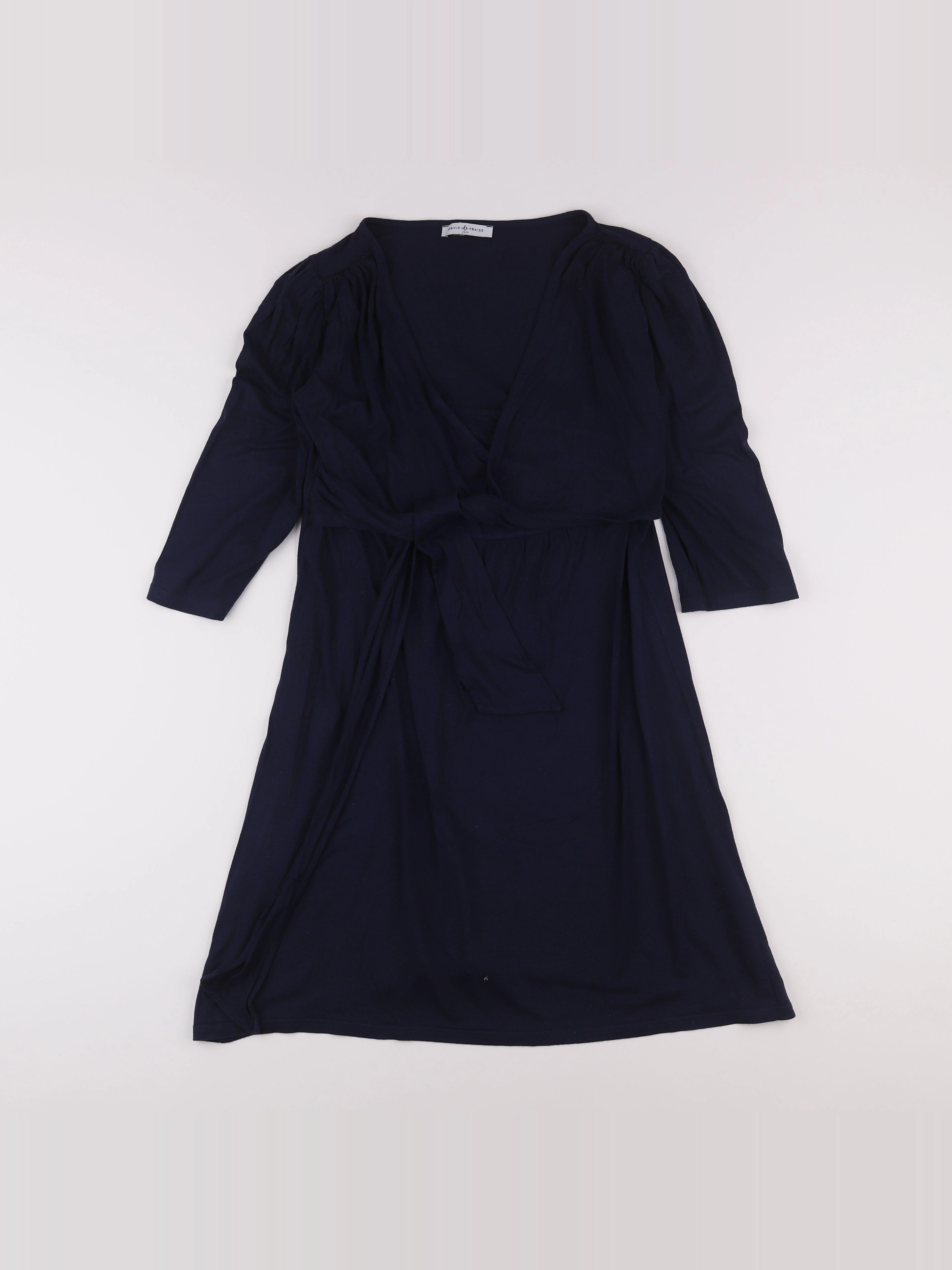 Envie de fraise - robe grossesse bleu - 38