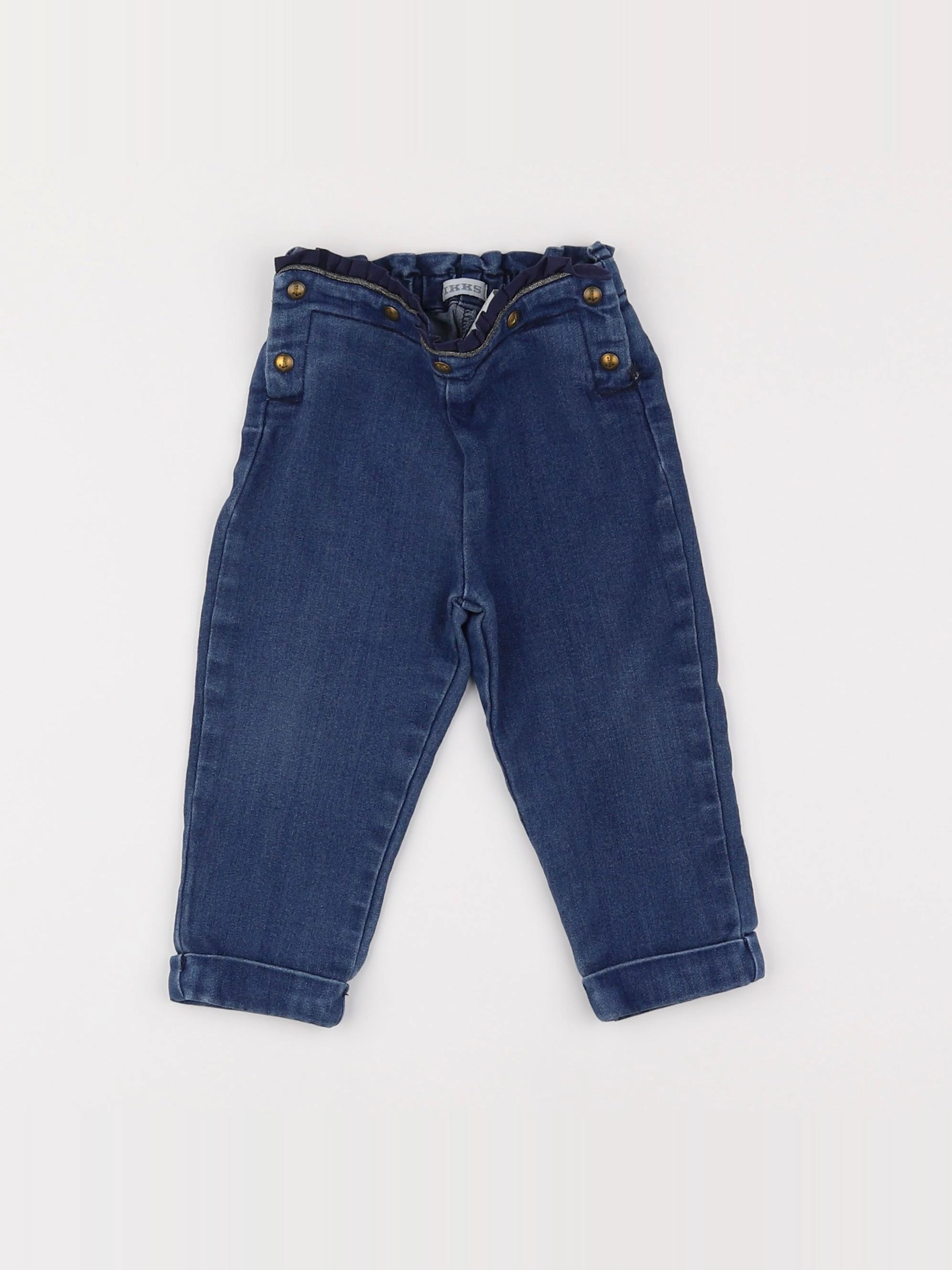 IKKS - jean bleu - 12 mois