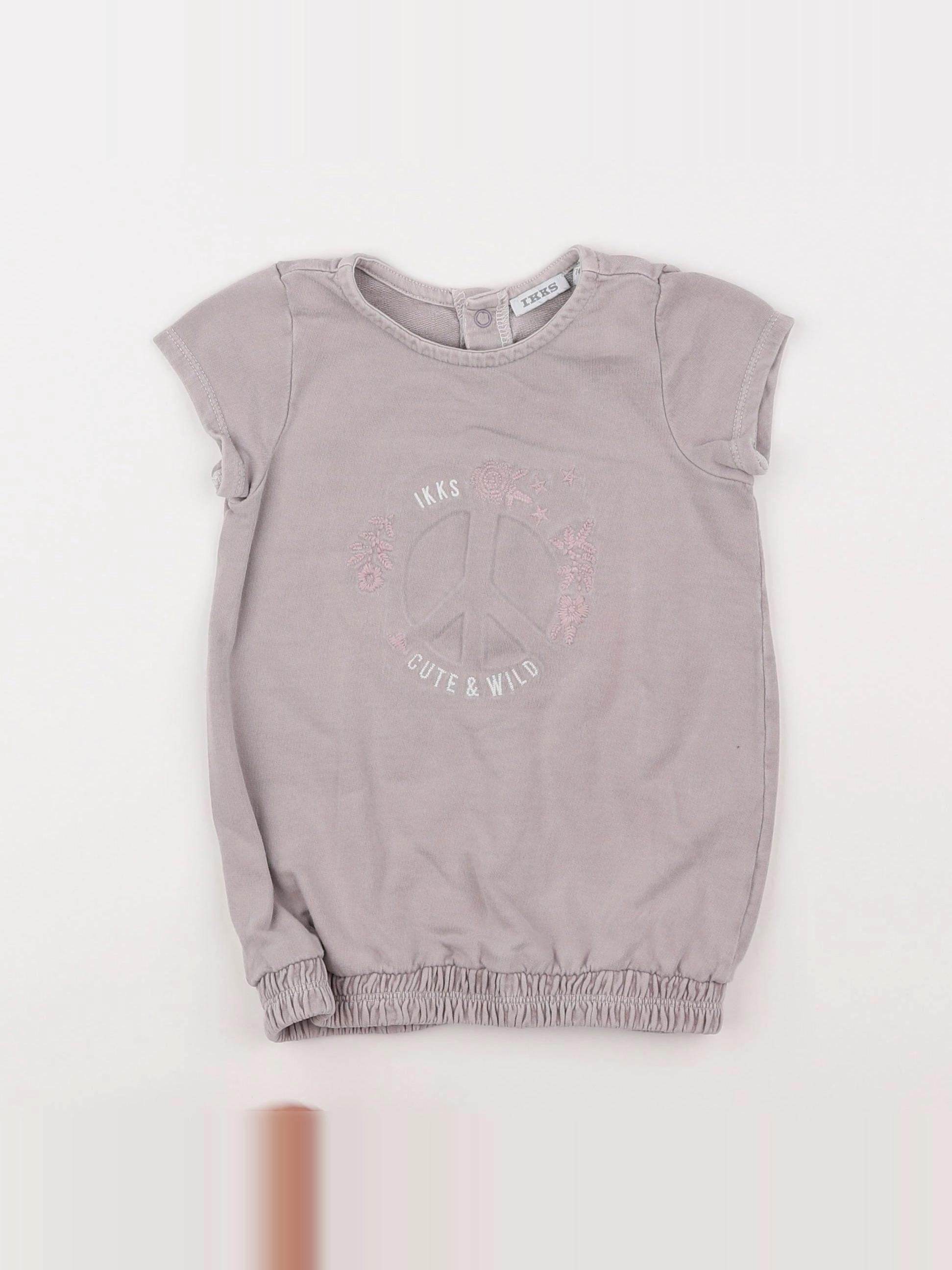 IKKS - robe gris - 12 mois
