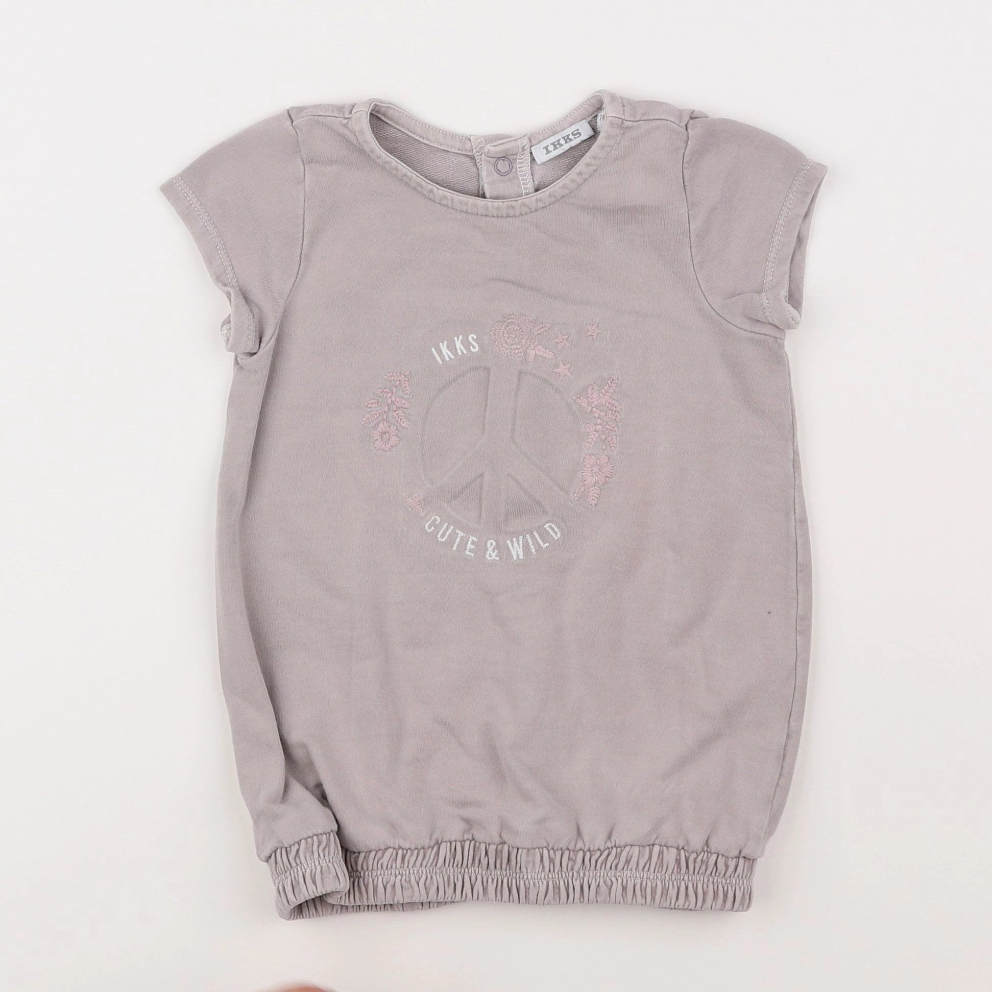 IKKS - robe gris - 12 mois