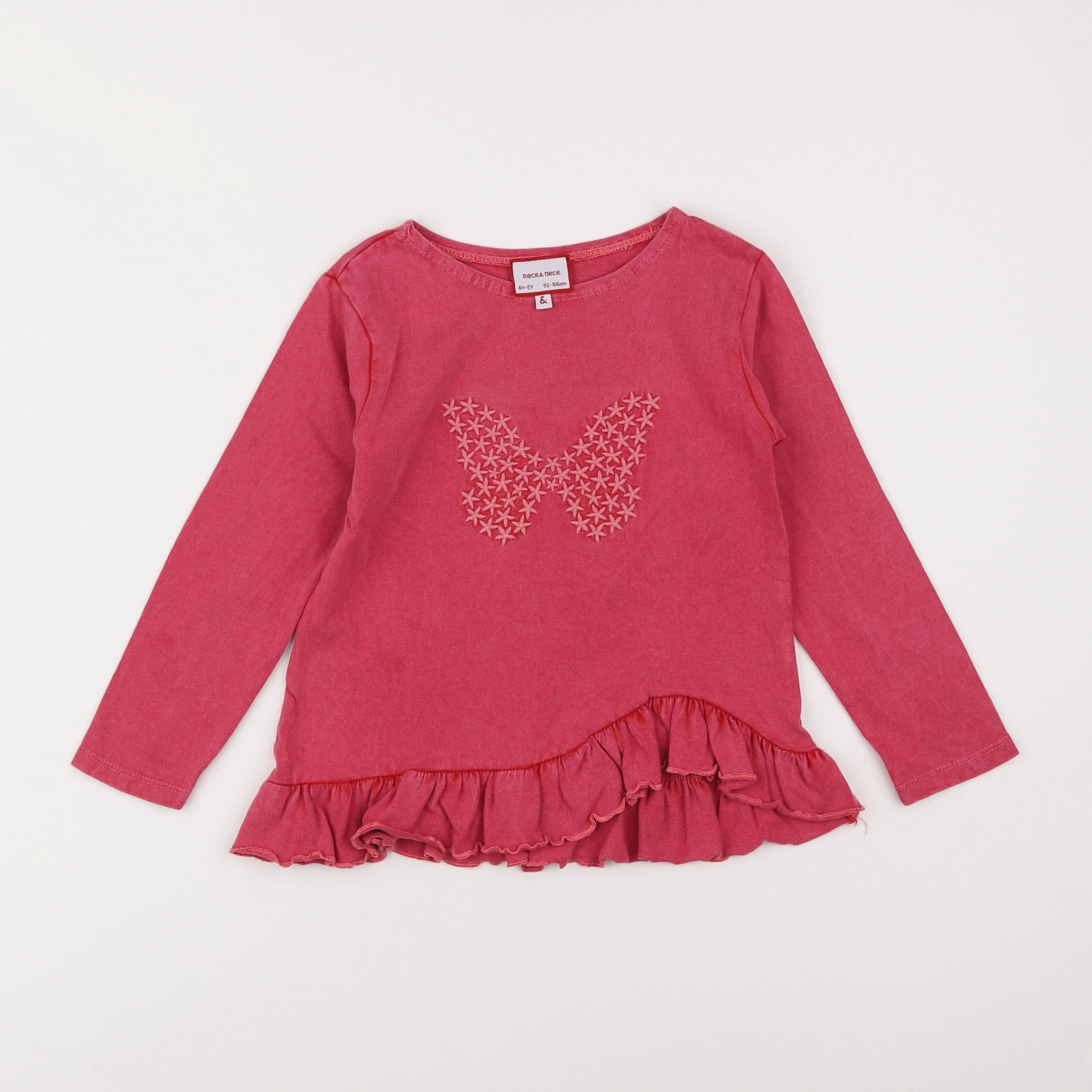 Neck & Neck - tee-shirt rose - 4/5 ans