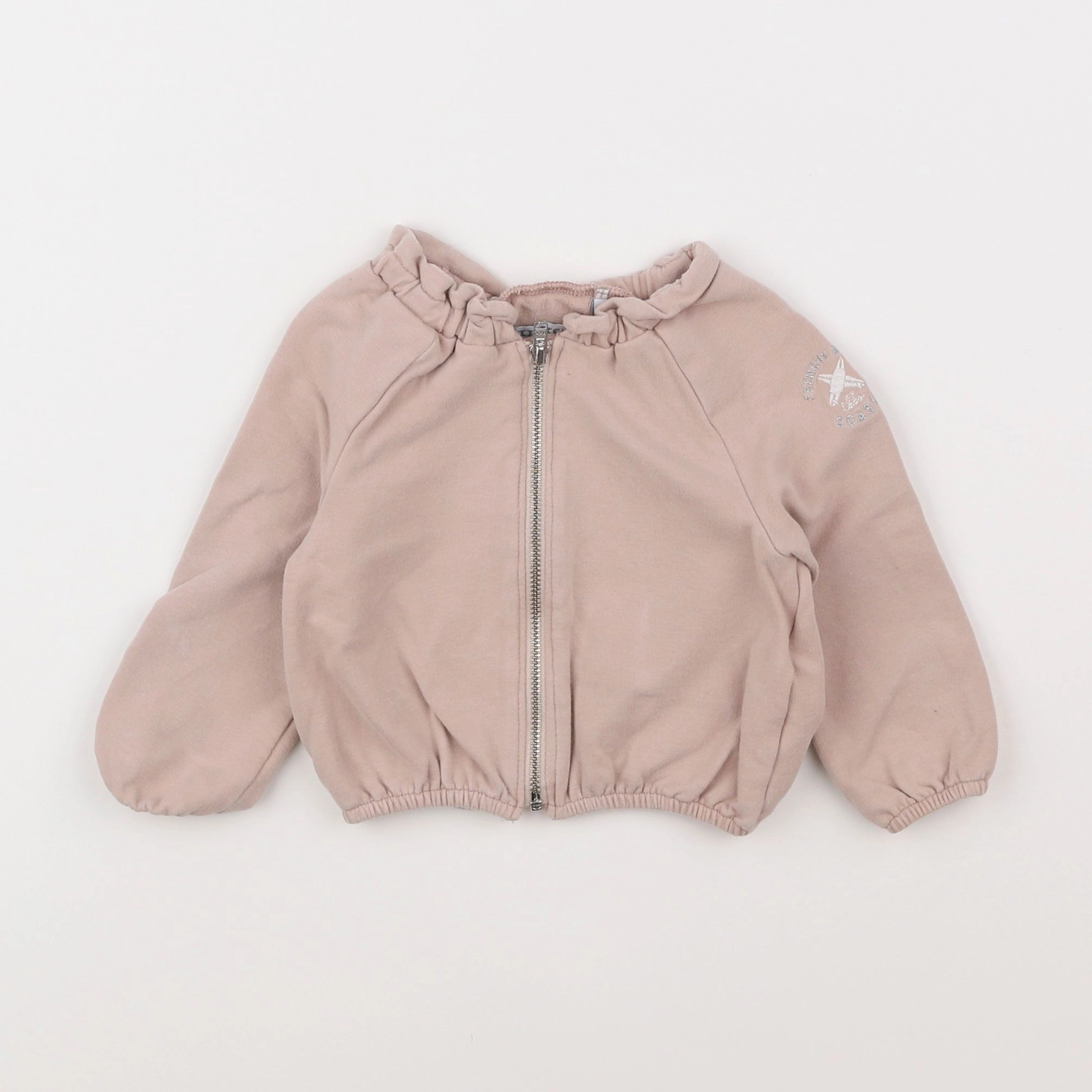 IKKS - sweat beige - 12 mois