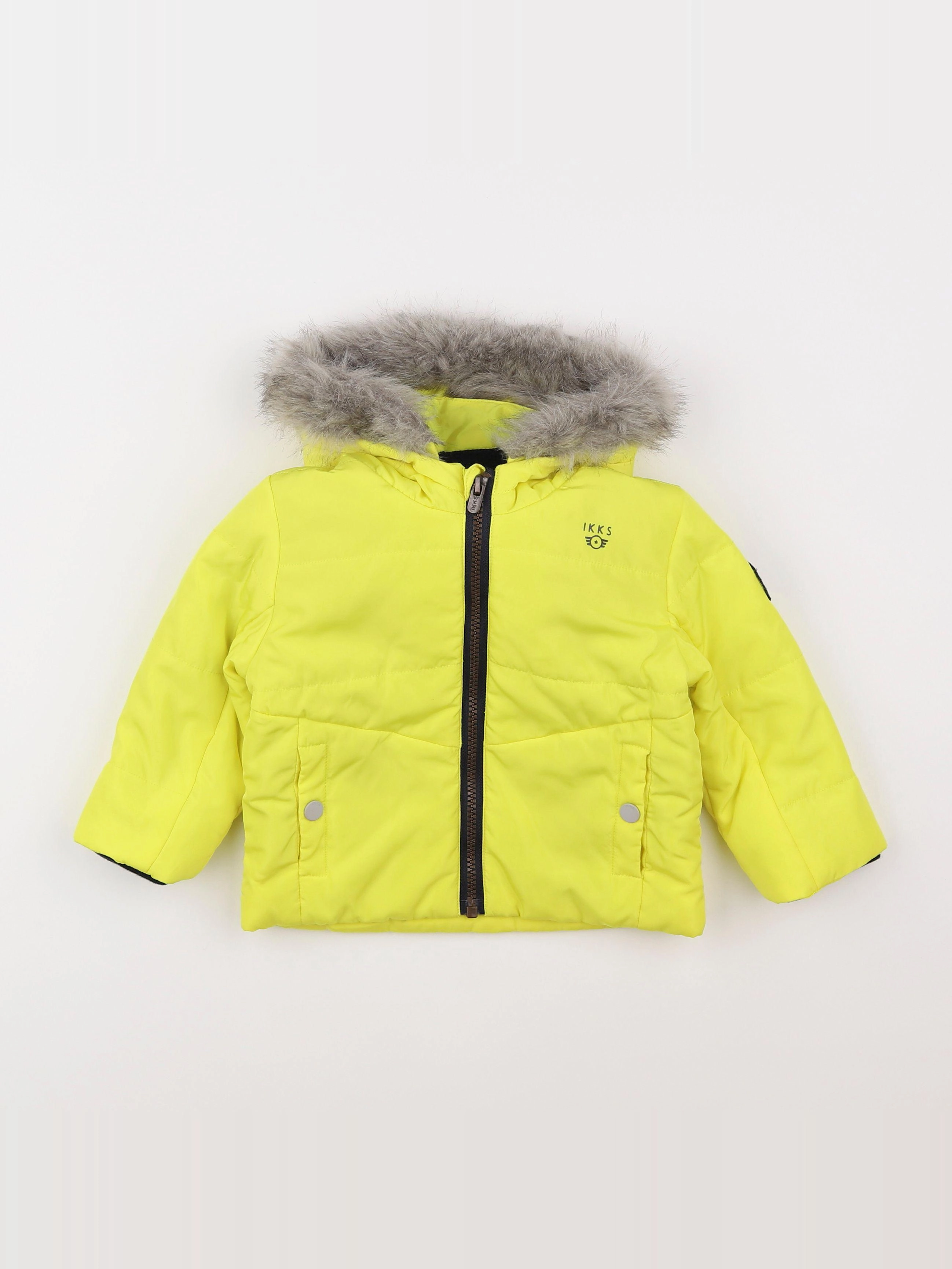 IKKS - doudoune jaune - 18 mois