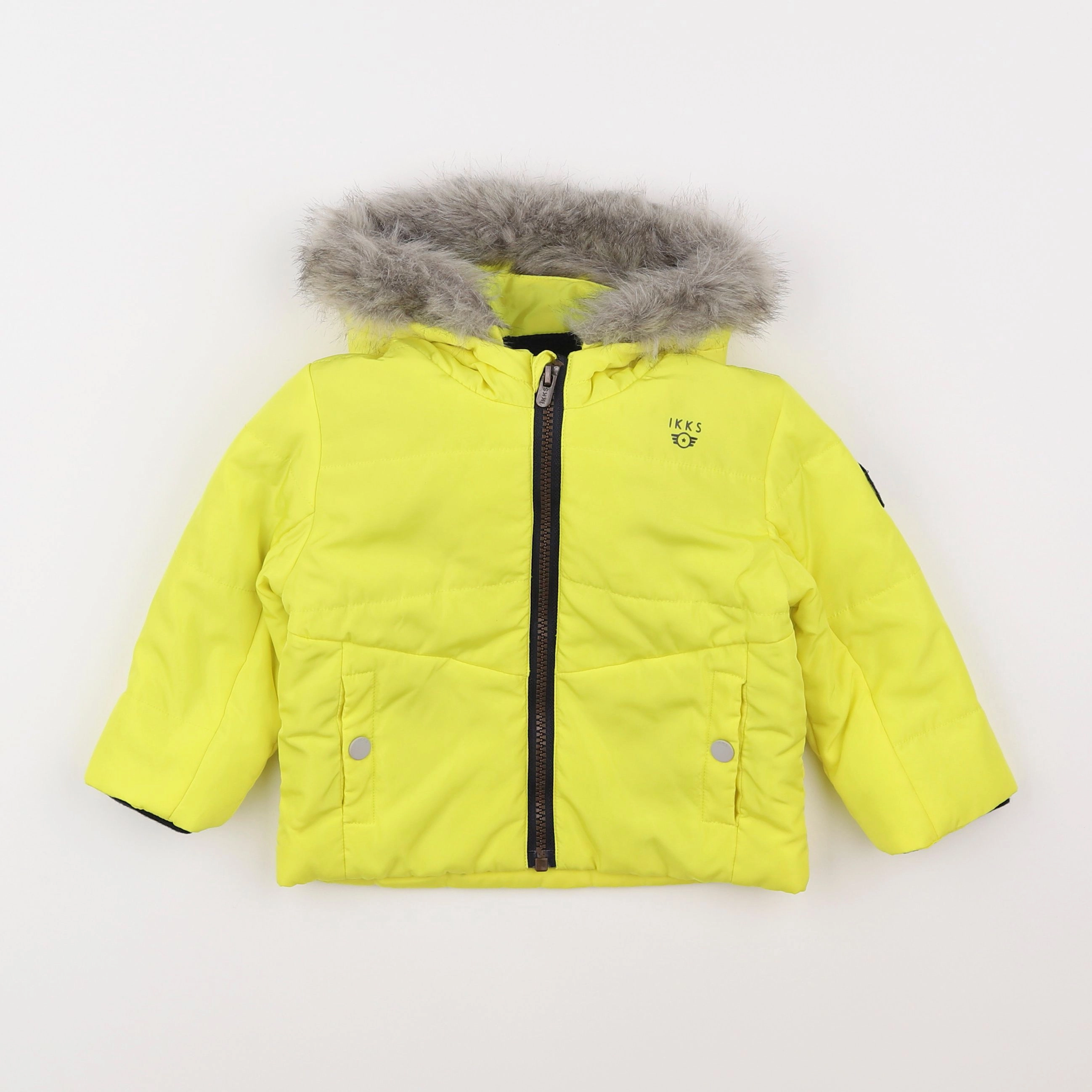 IKKS - doudoune jaune - 18 mois