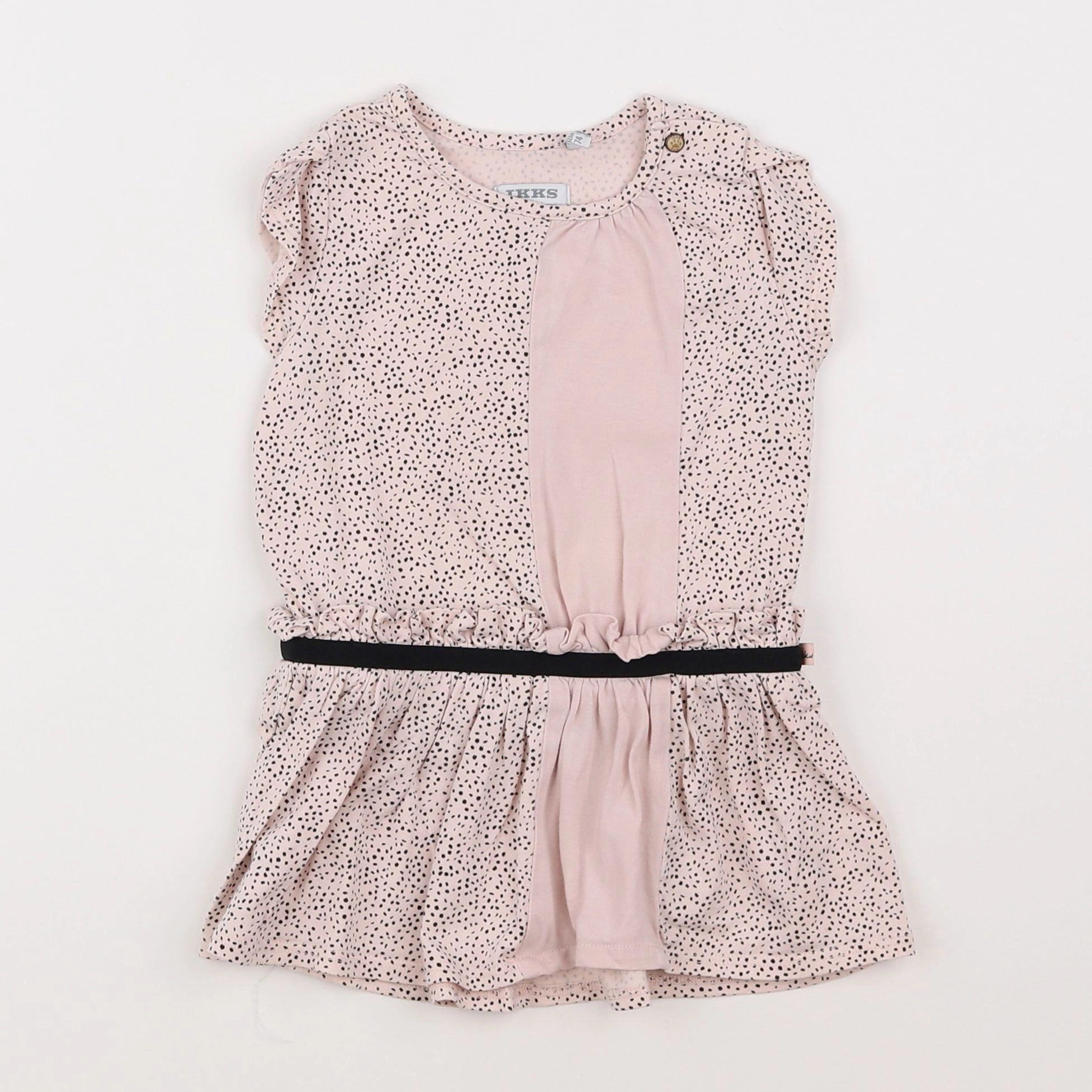 IKKS - robe rose - 12 mois