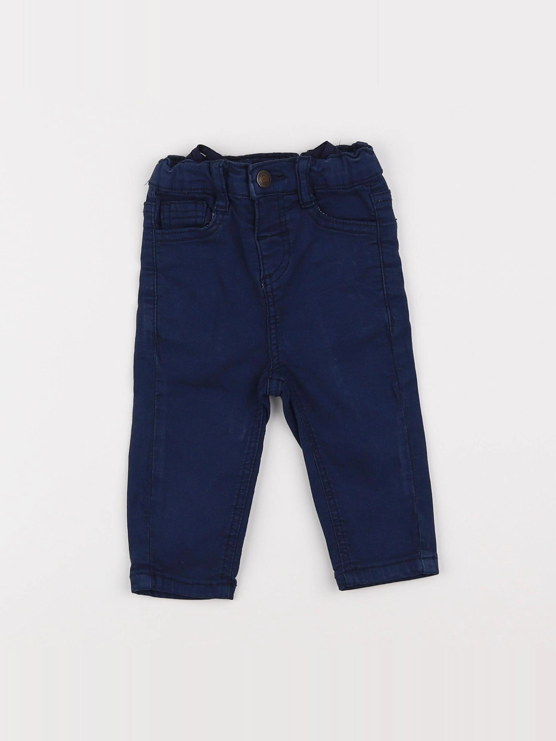 Eden & Victor - pantalon bleu - 6 mois