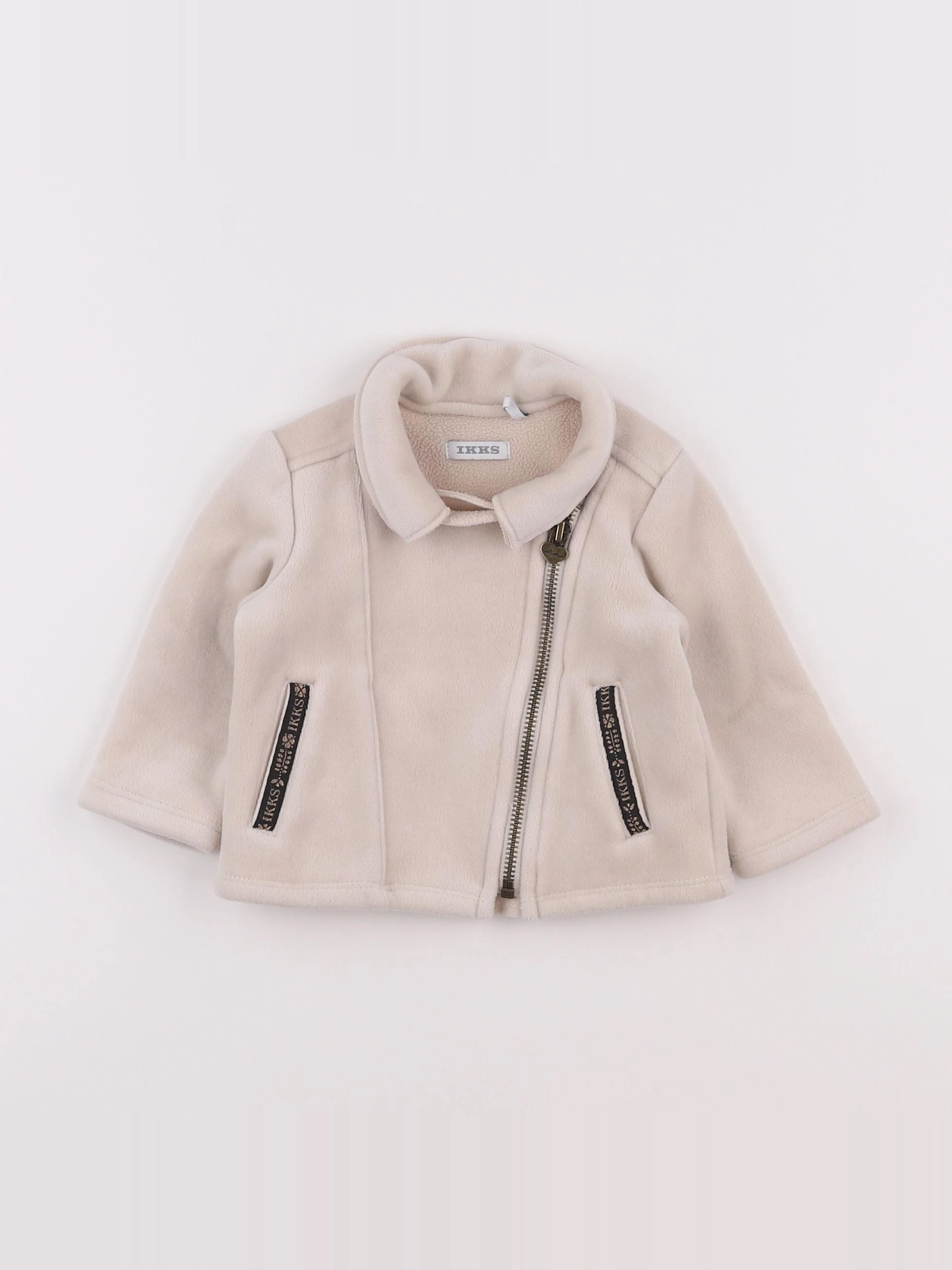 IKKS - veste beige - 6 mois