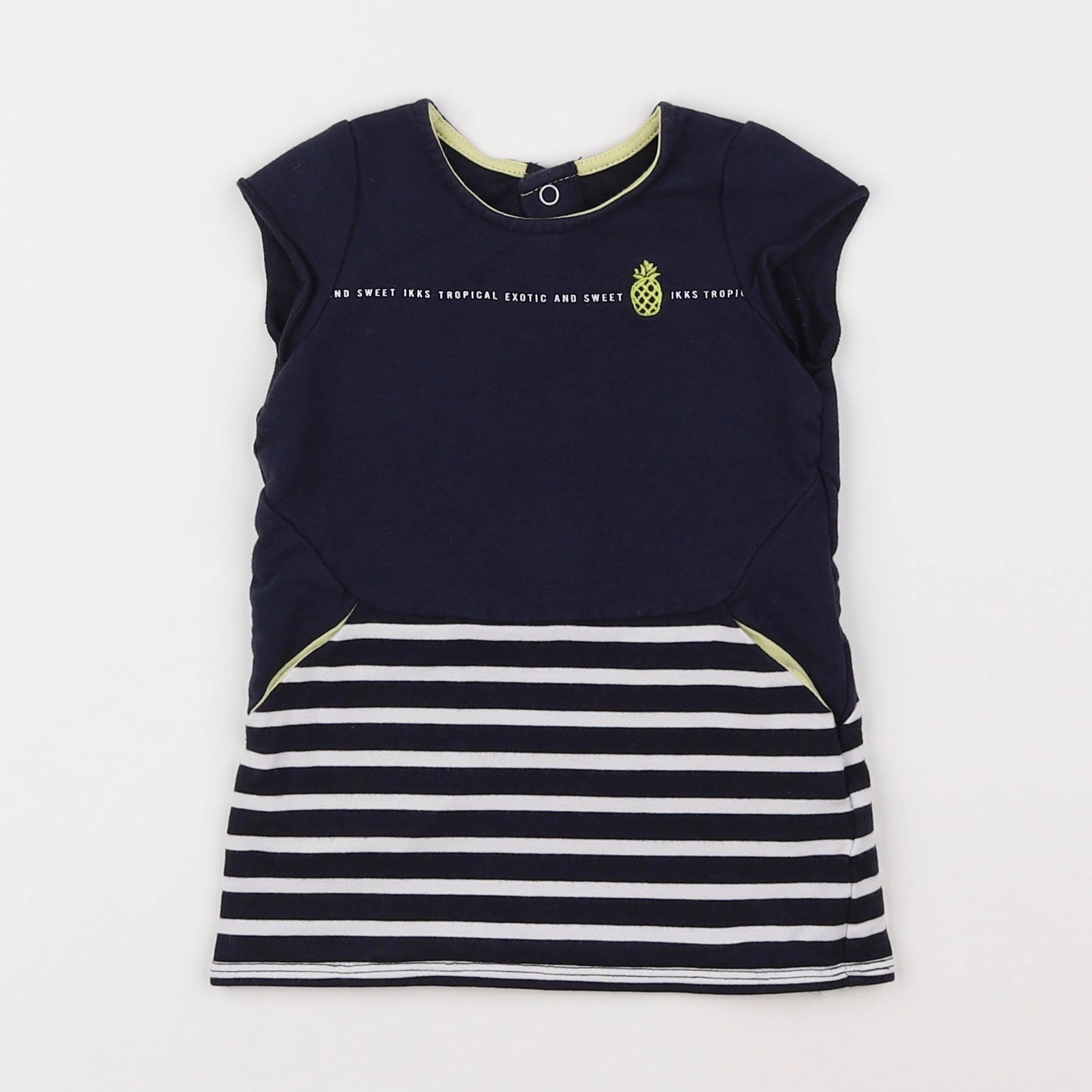 IKKS - robe bleu - 6 mois
