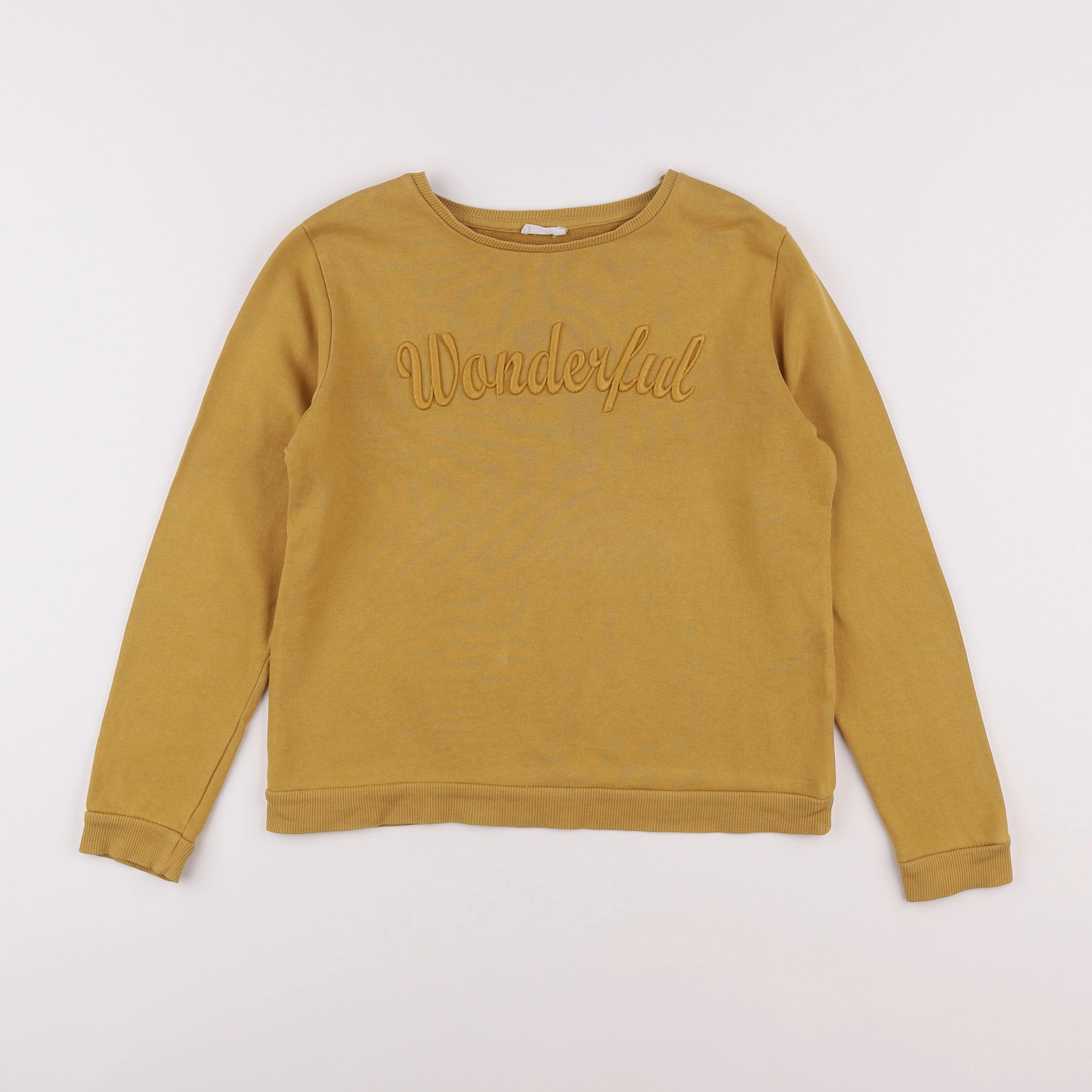 Little Cigogne - sweat jaune - 10 ans