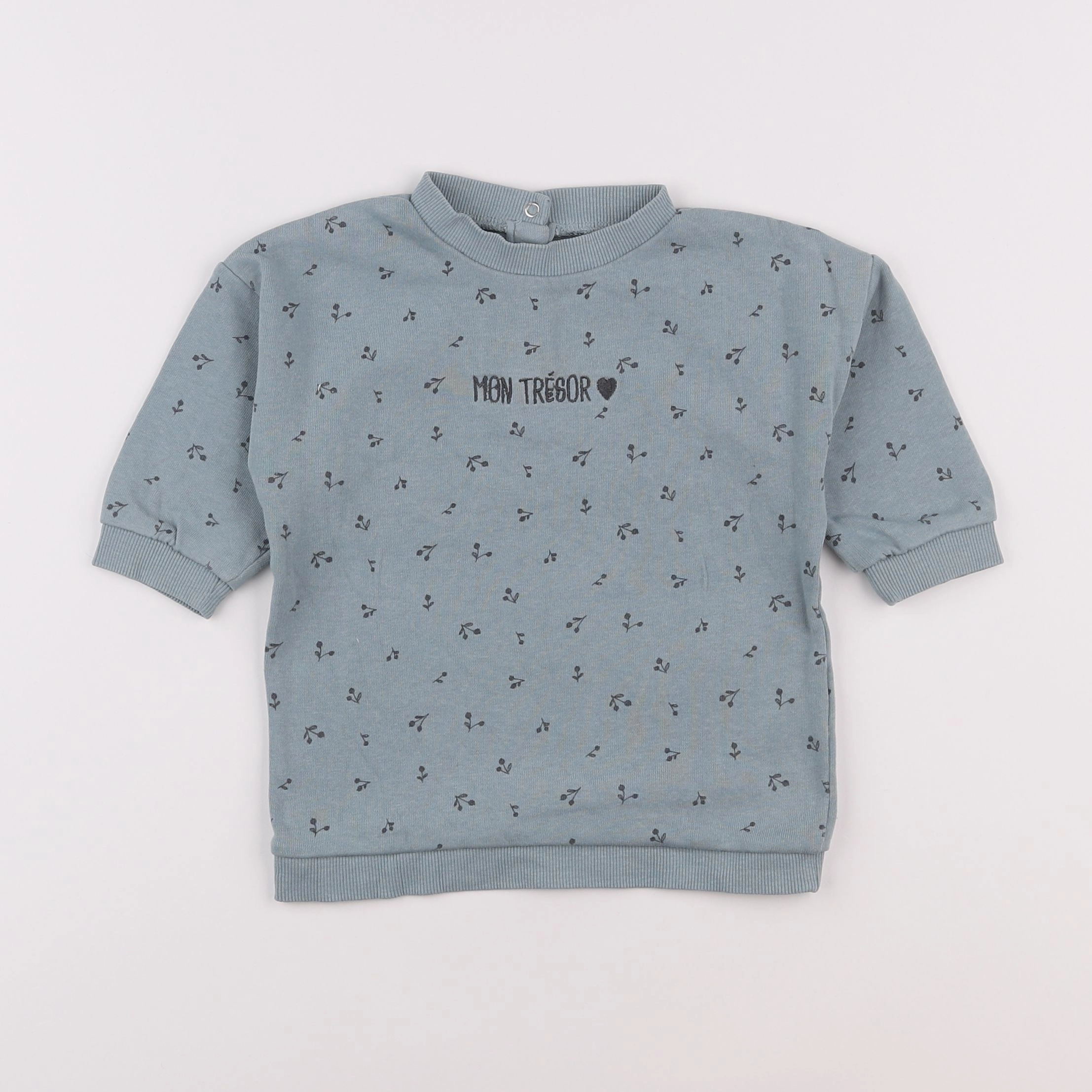 Vertbaudet - robe bleu - 12 mois
