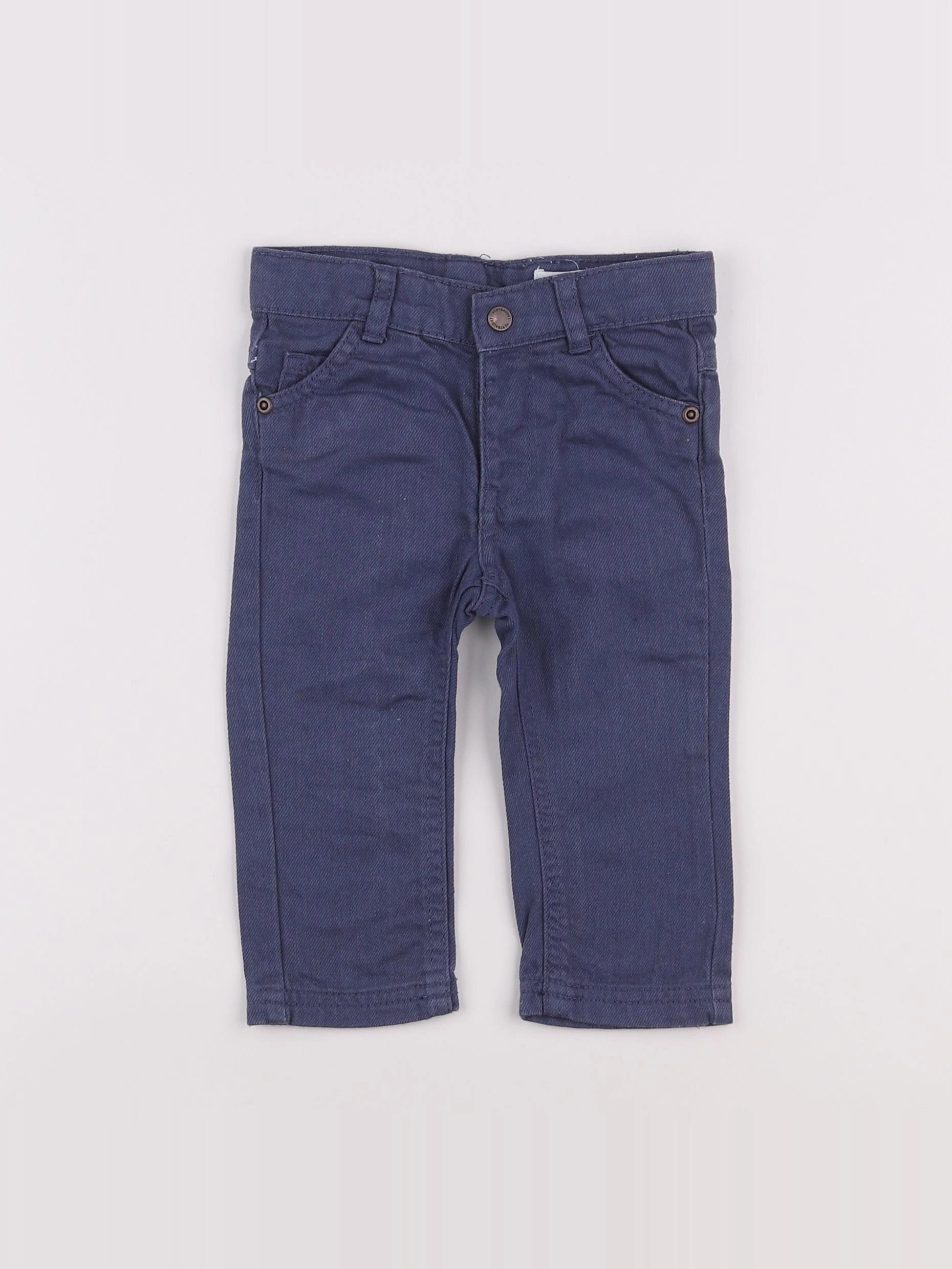 Vertbaudet - jean bleu - 9 mois