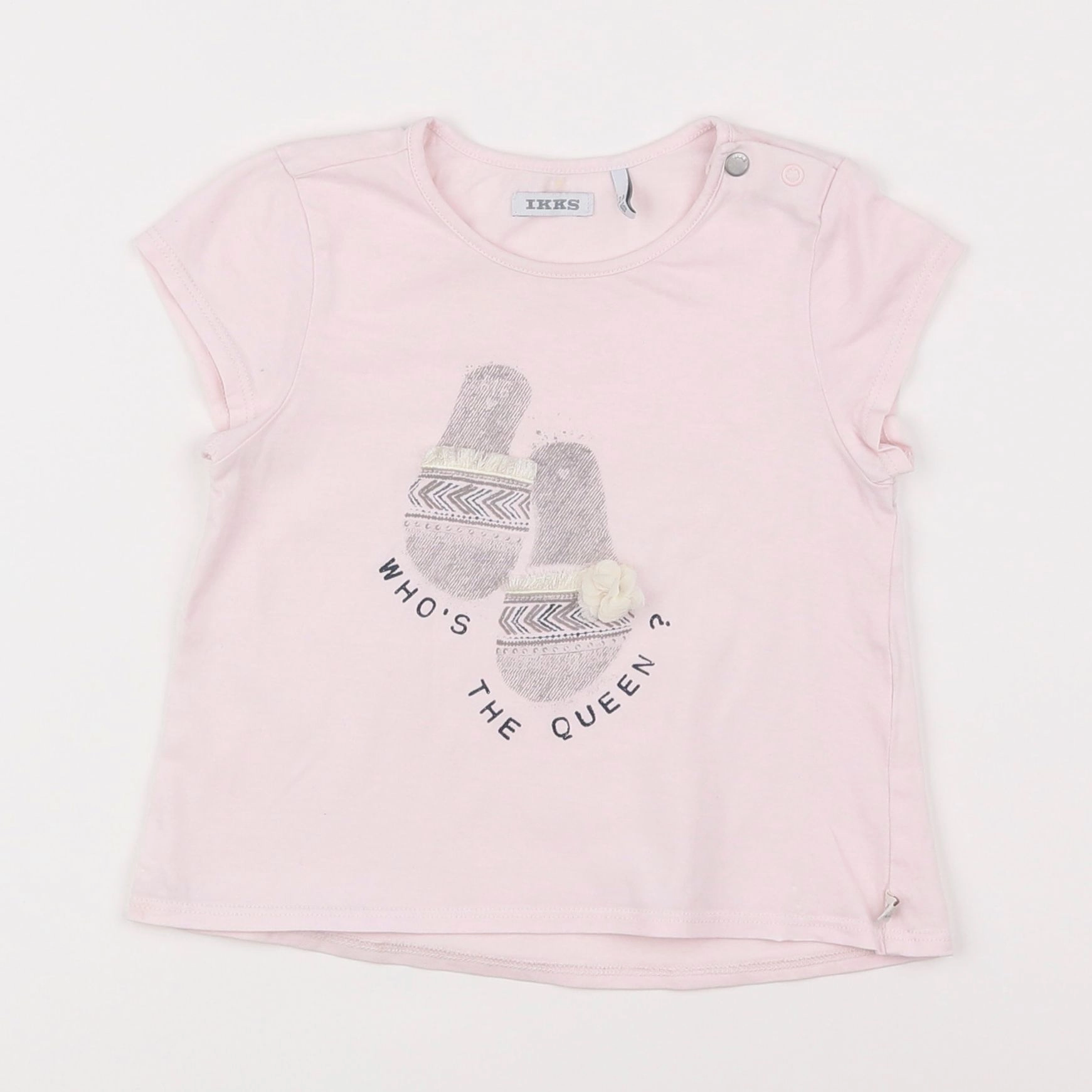 IKKS - tee-shirt rose - 2 ans