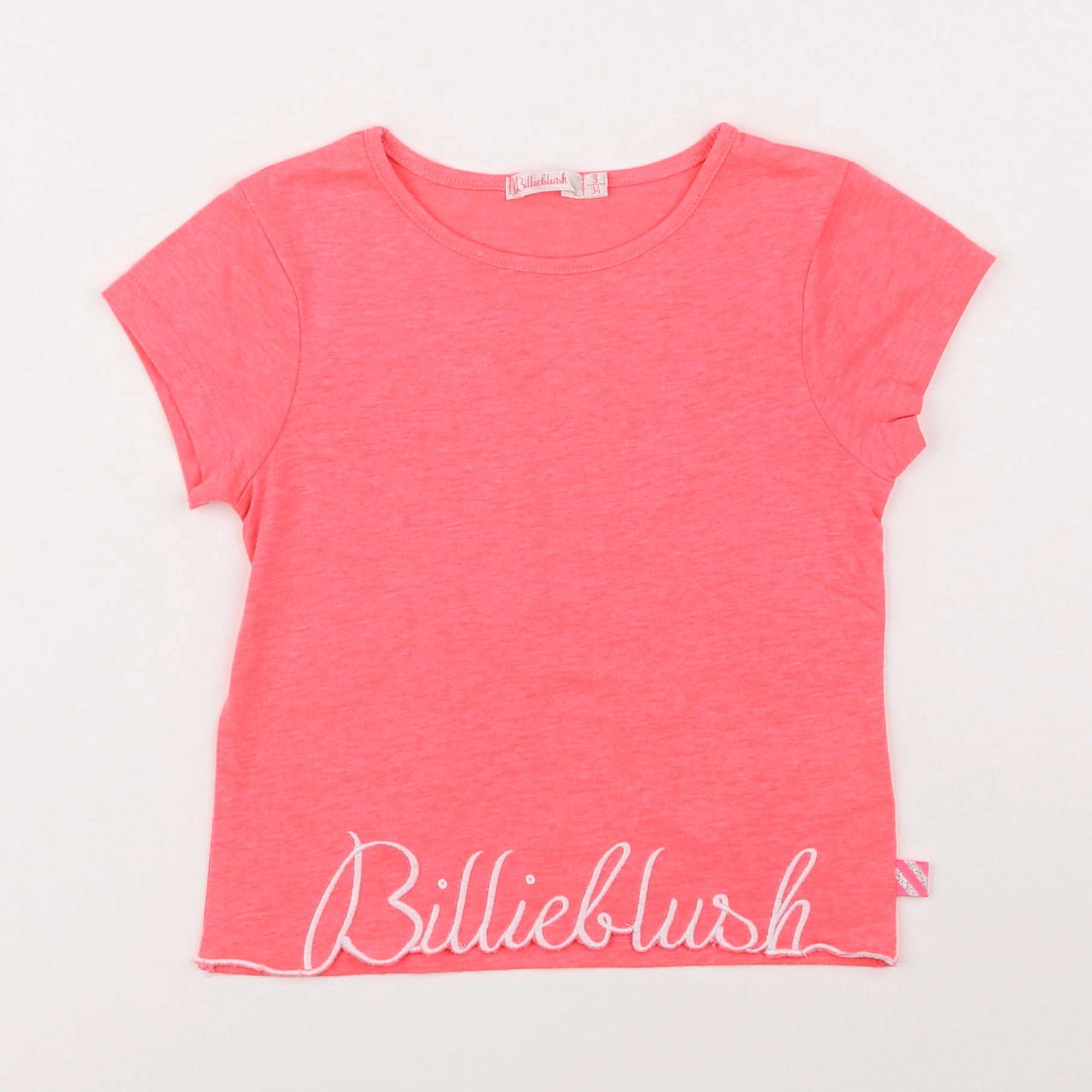 Billie Blush - tee-shirt rose fluo - 3 ans