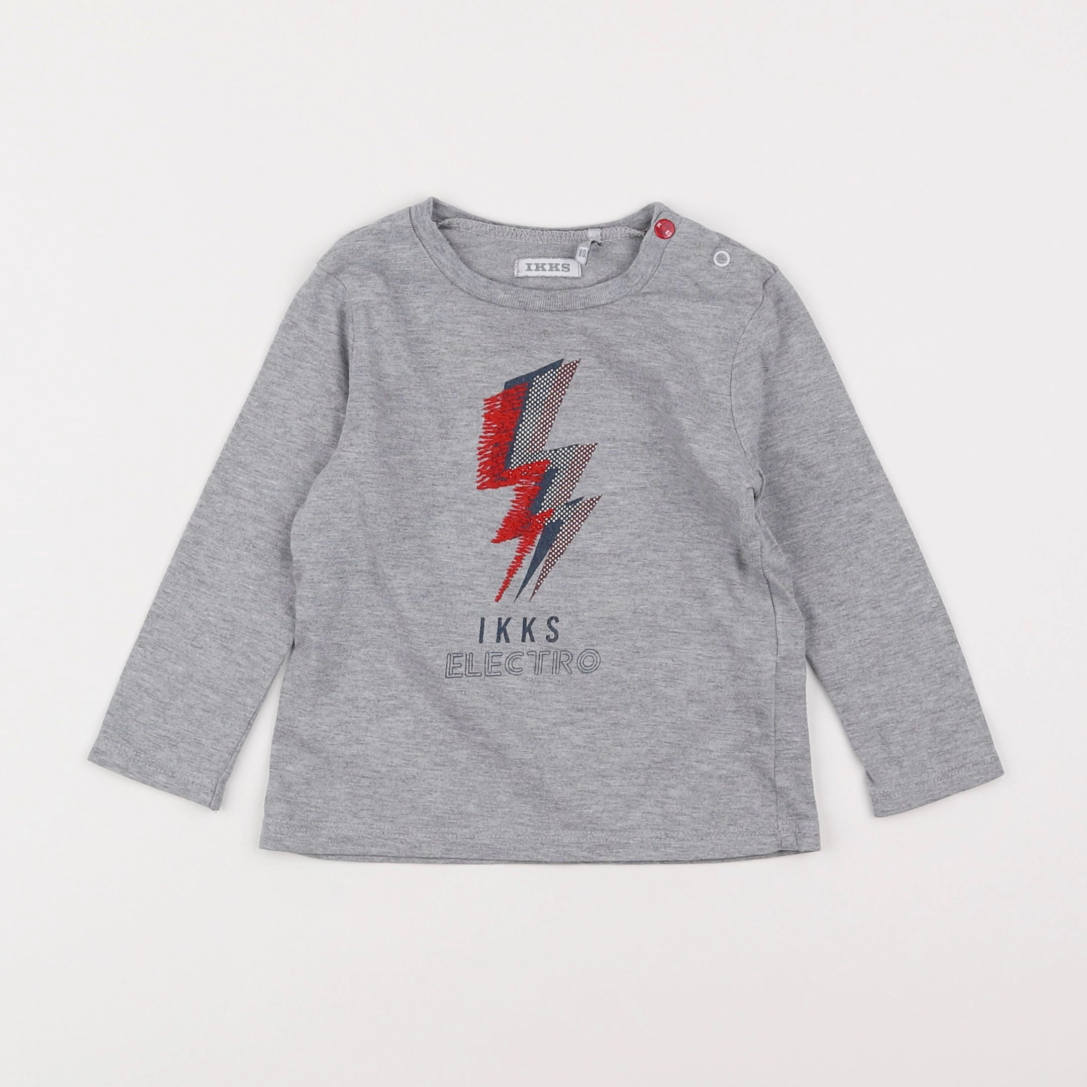 IKKS - tee-shirt gris - 18 mois
