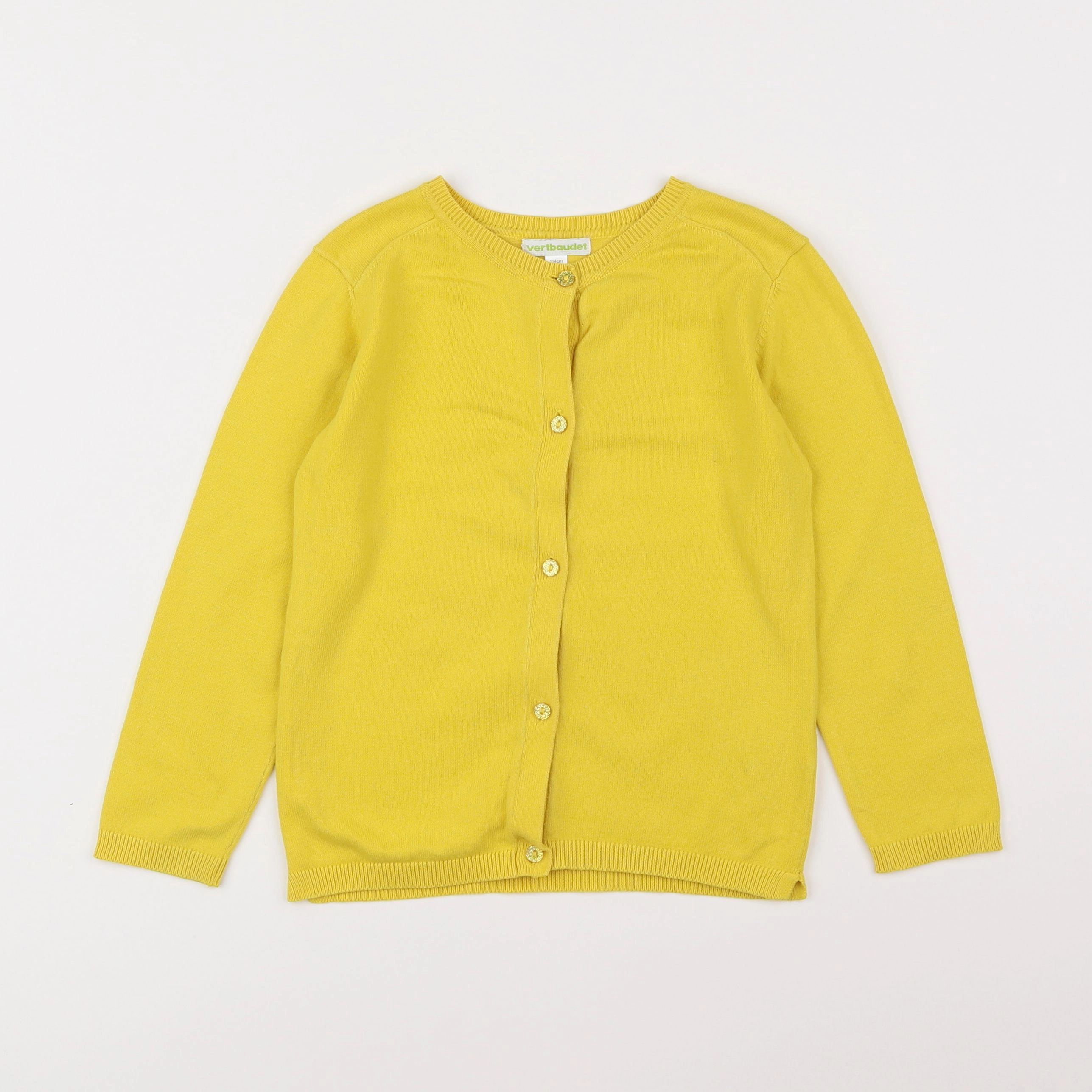 Vertbaudet - gilet jaune - 6 ans