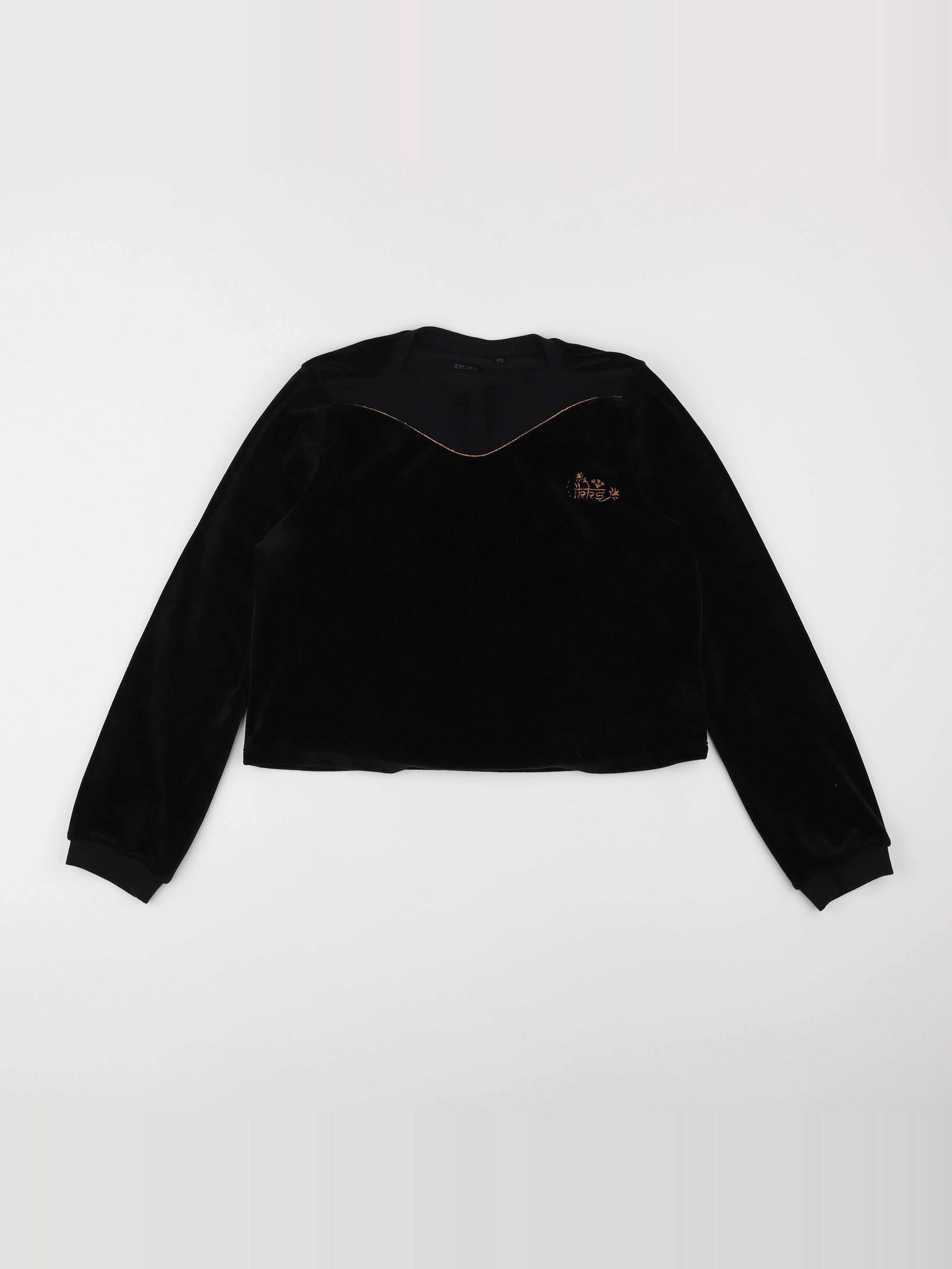 IKKS - sweat noir - 12 ans