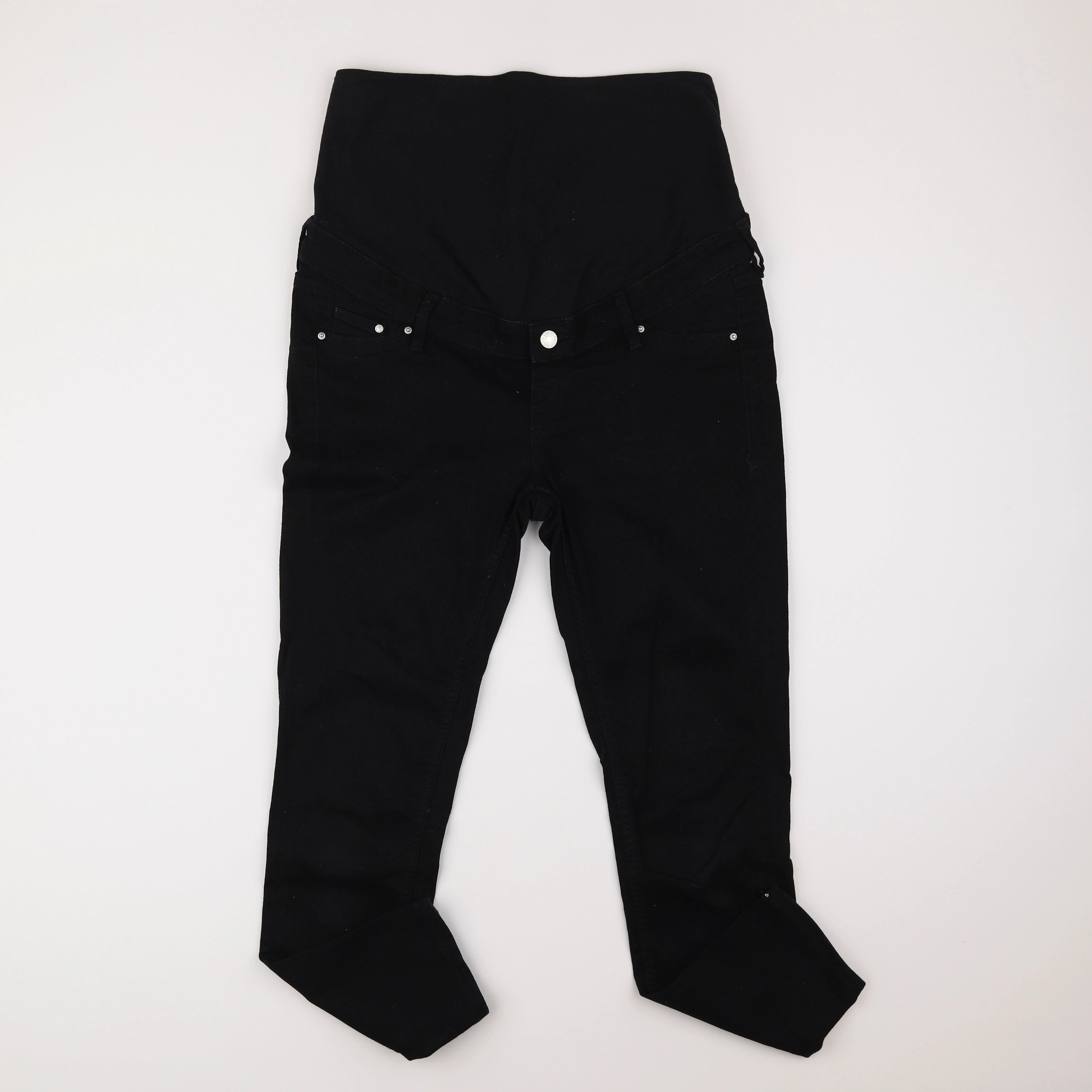 H&M - jean grossesse noir - 38