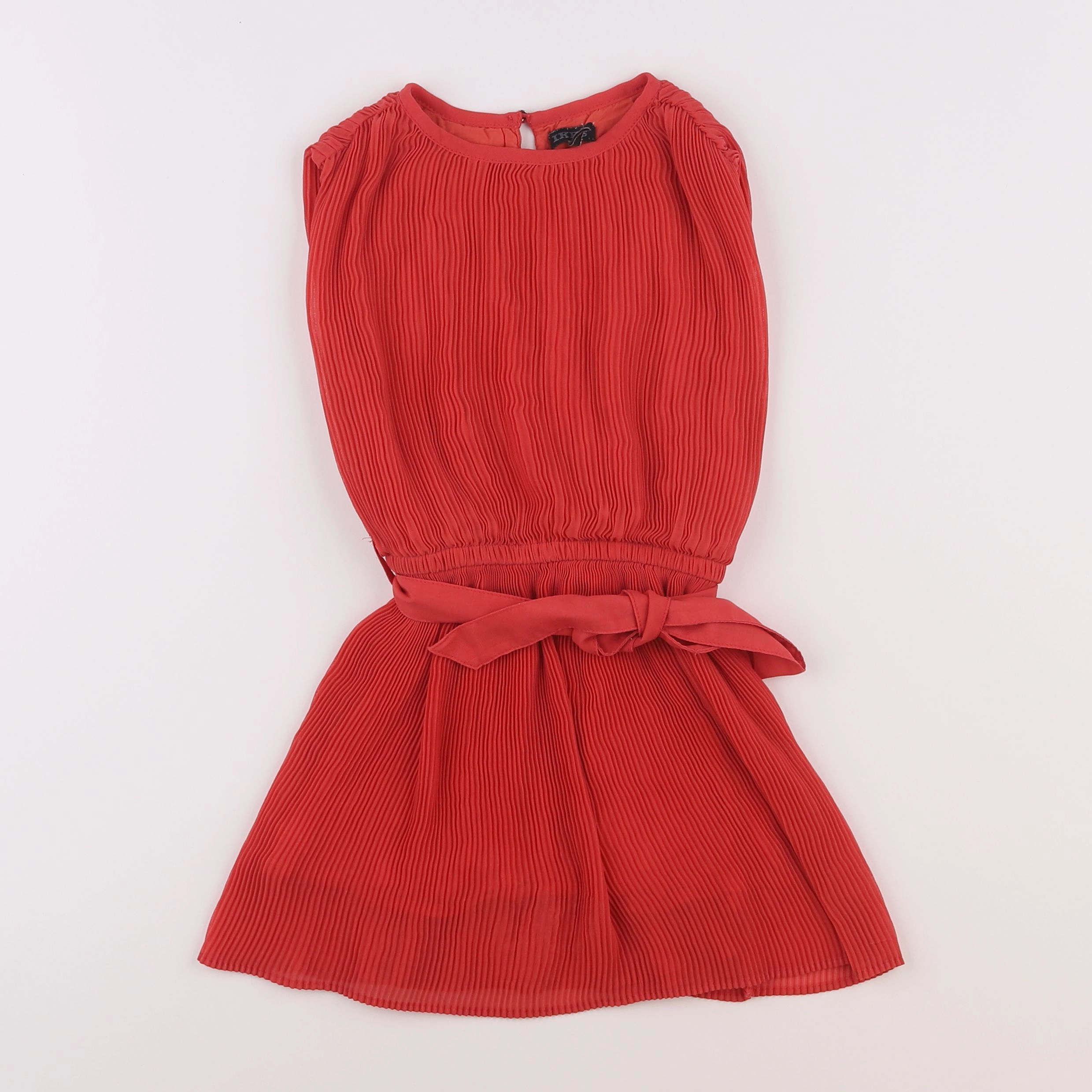 IKKS - robe rouge - 4 ans