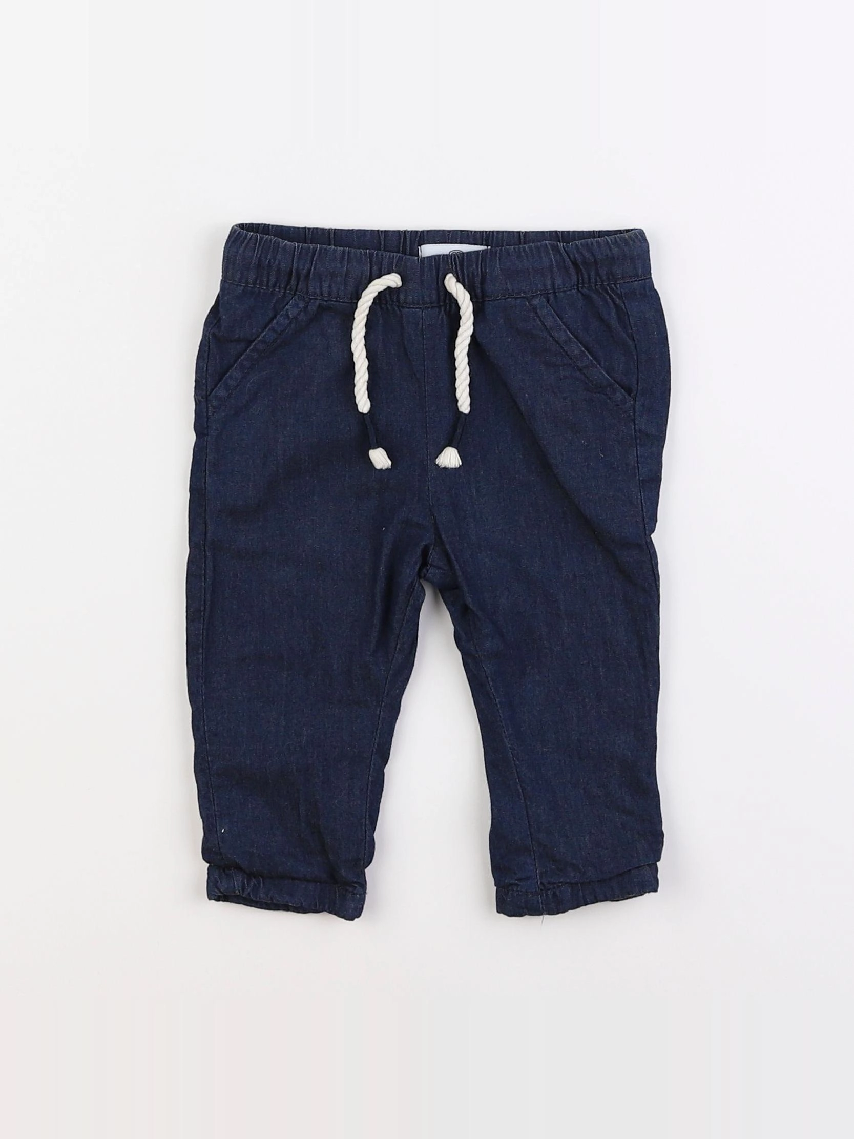 La Redoute - pantalon bleu - 6 mois