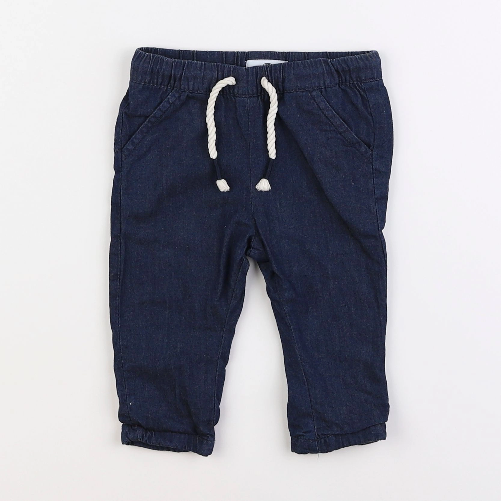 La Redoute - pantalon bleu - 6 mois