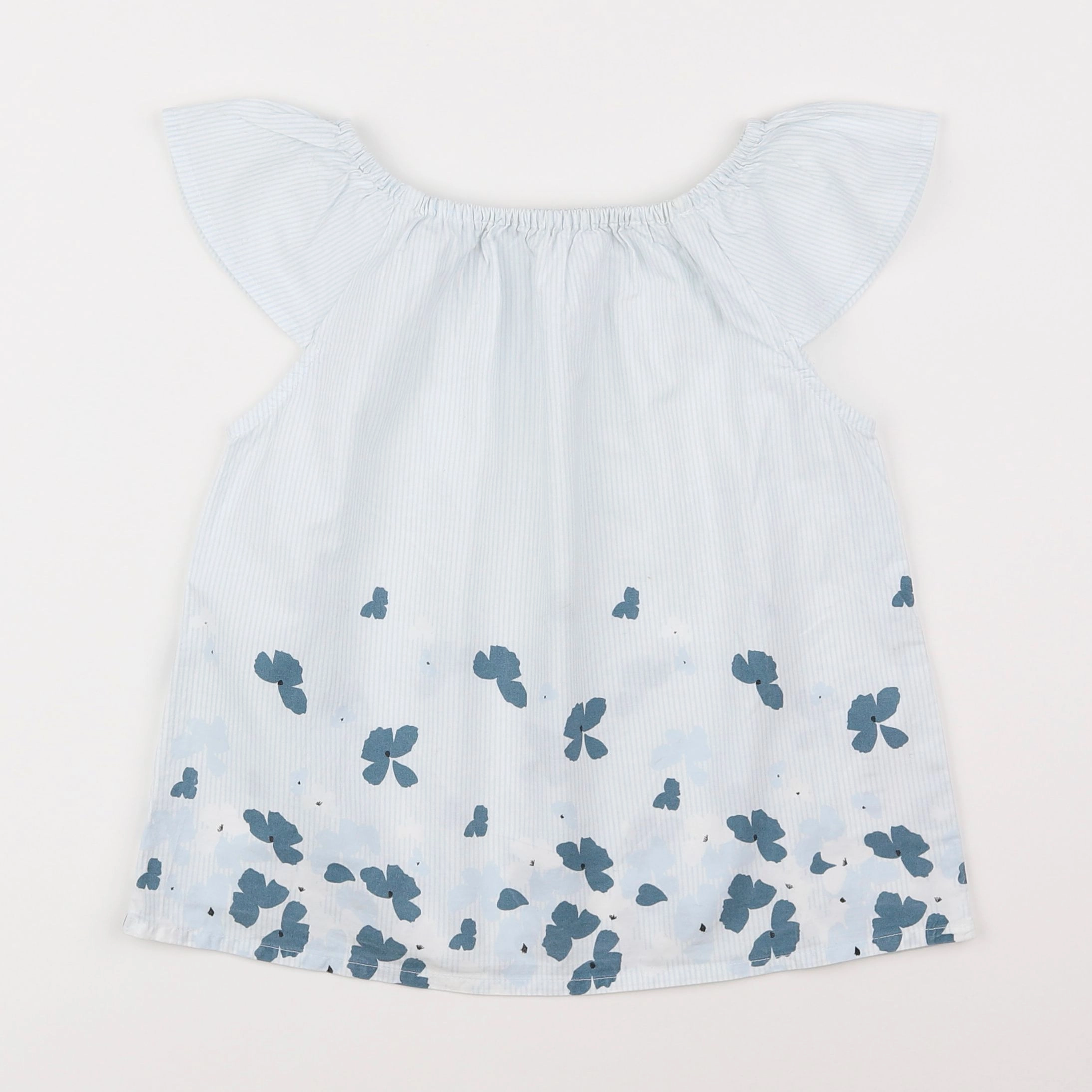 Vertbaudet - blouse bleu - 7 ans