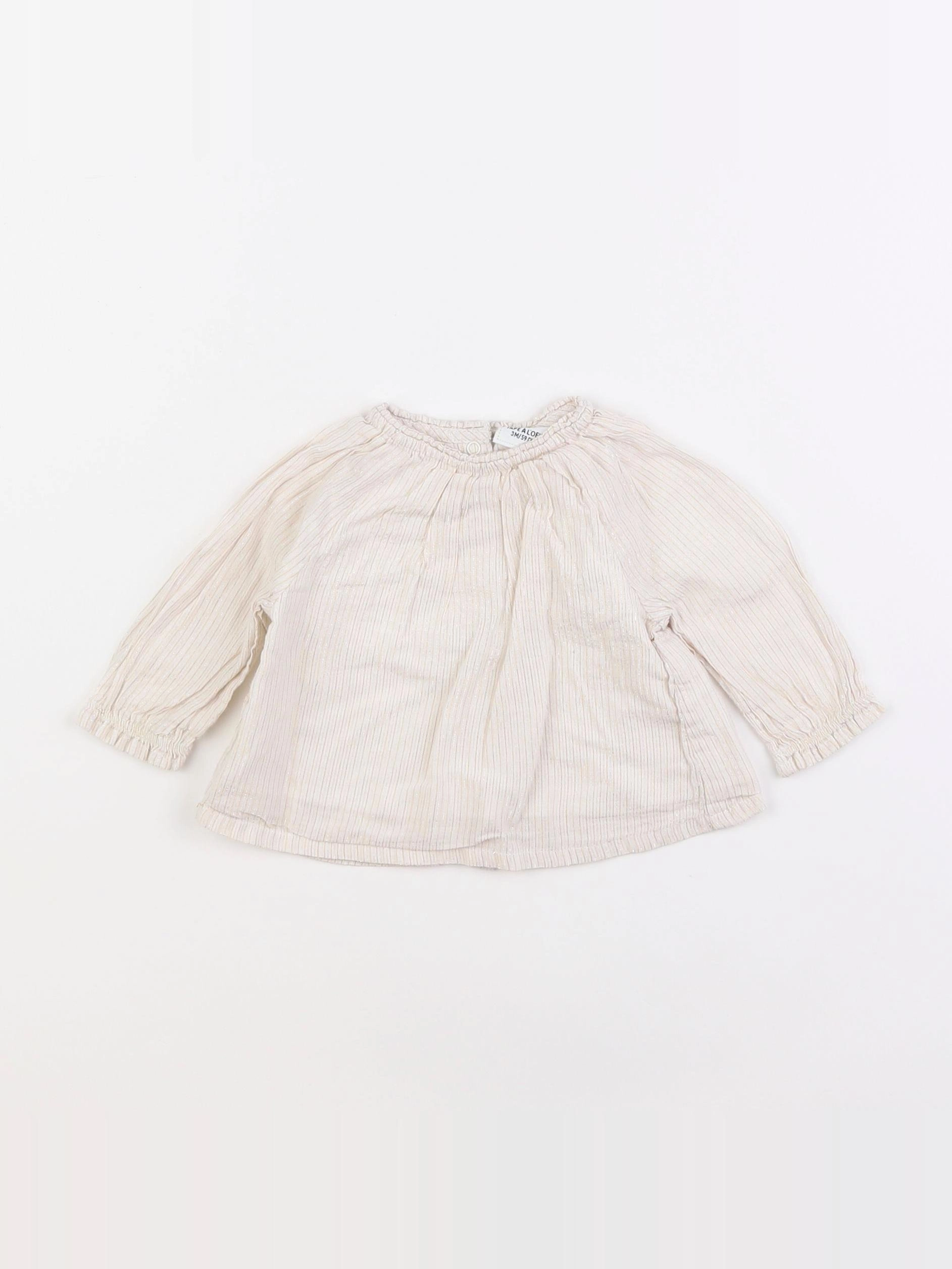 Tape à l'oeil - blouse beige - 3 mois