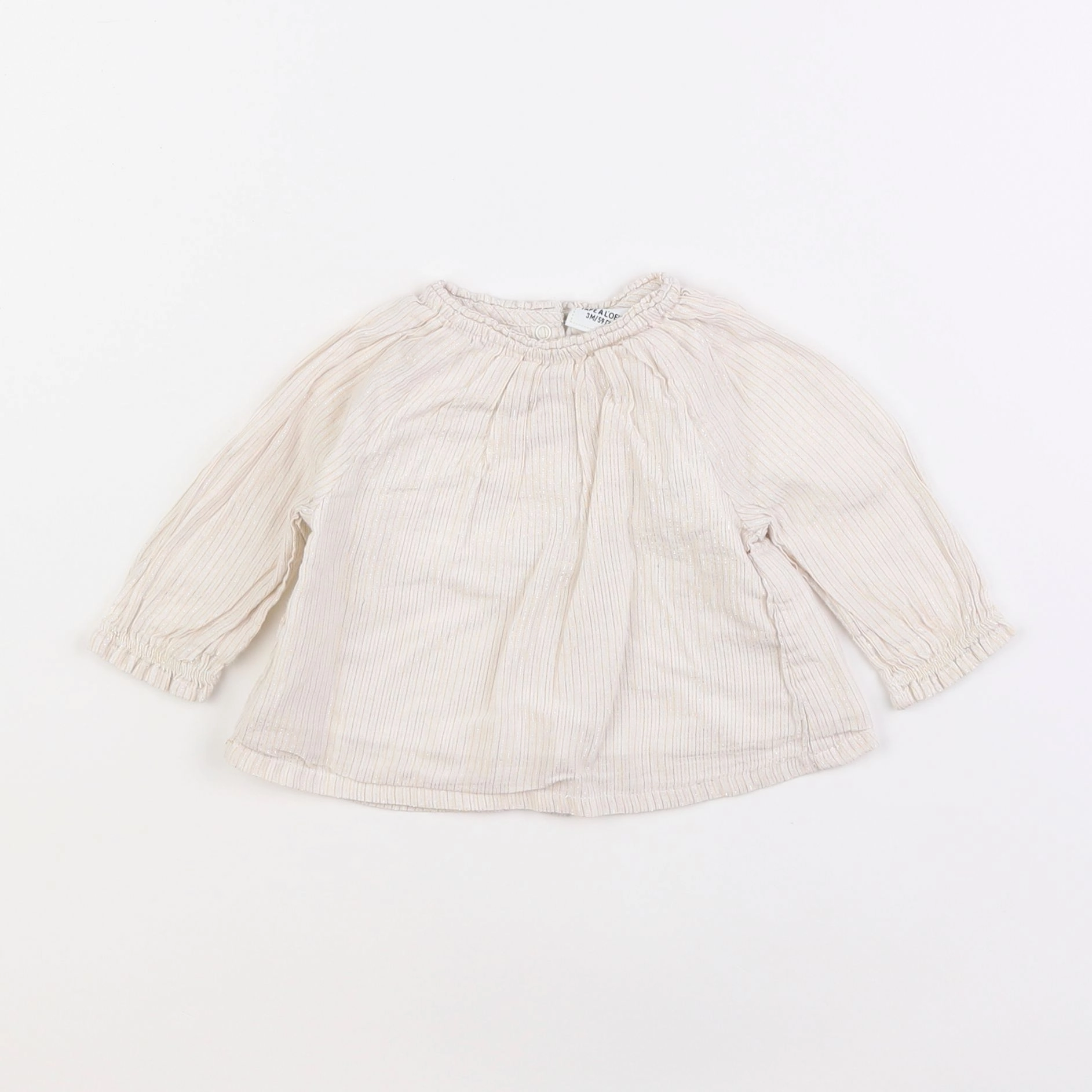 Tape à l'oeil - blouse beige - 3 mois