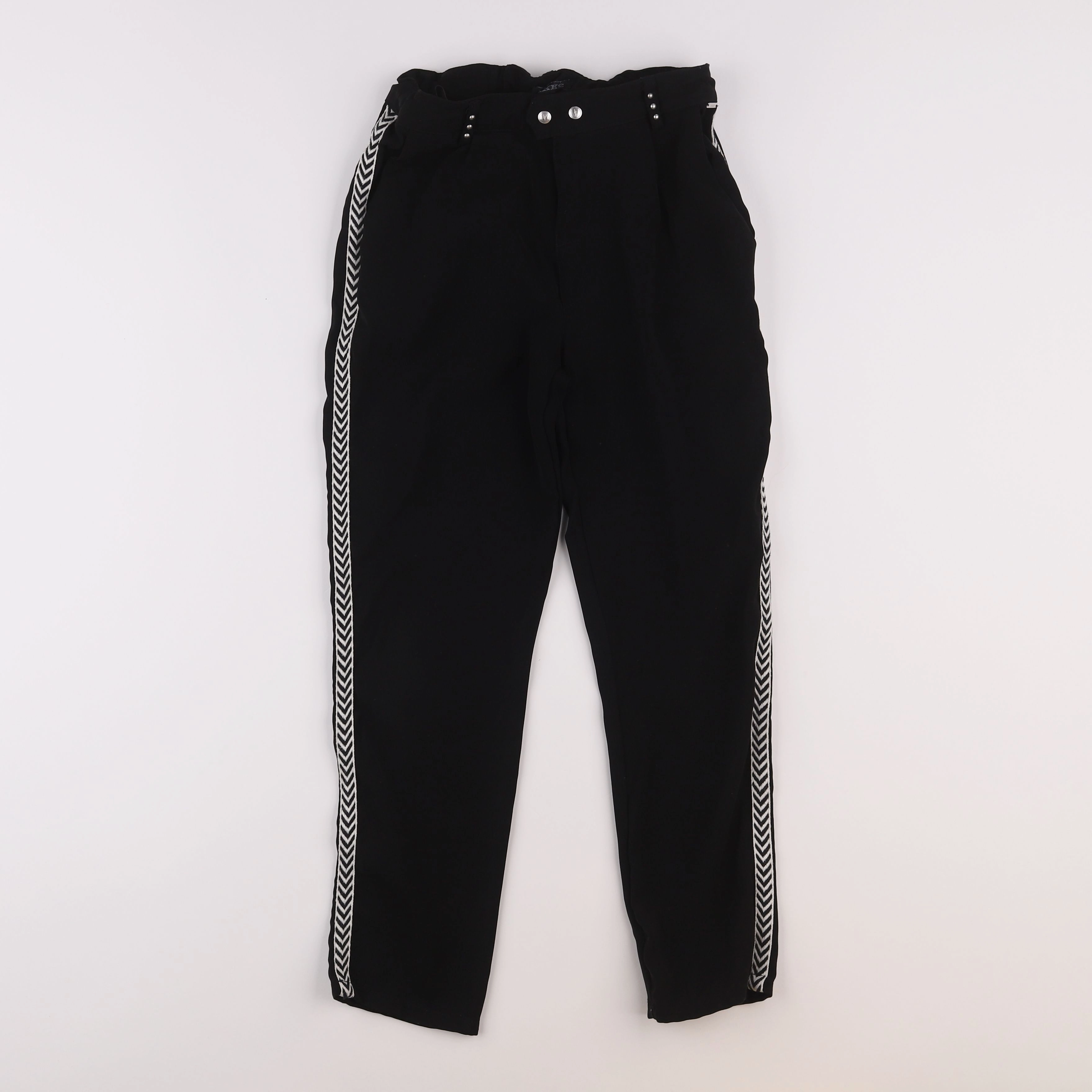 IKKS - pantalon noir - 9/10 ans