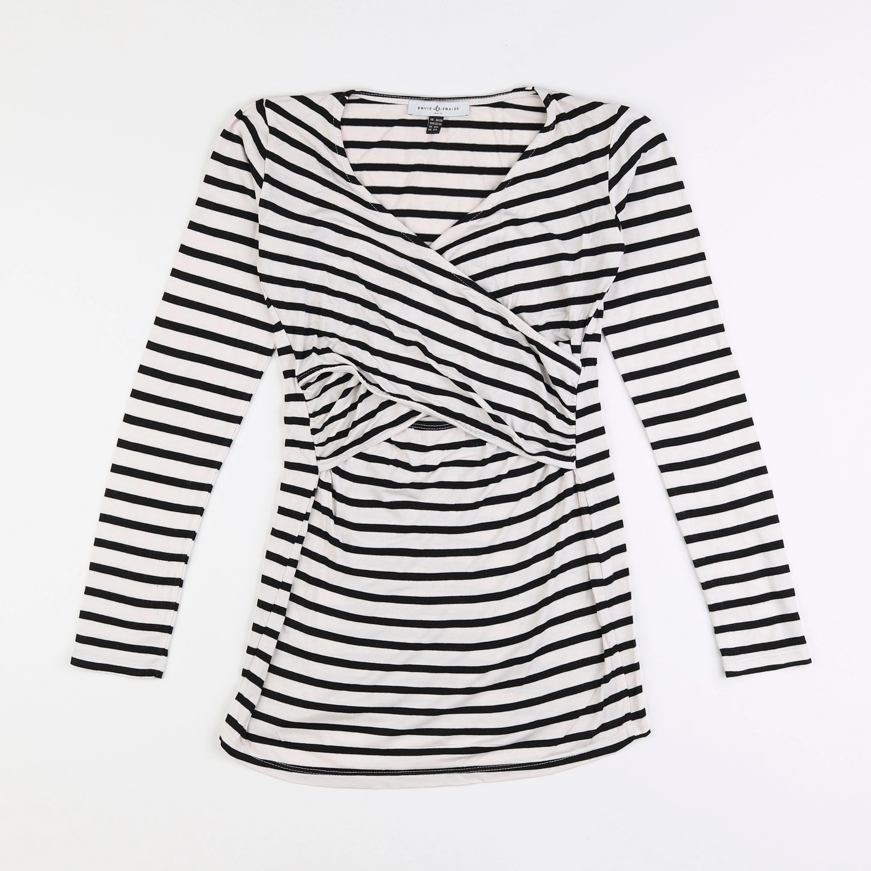 Envie de fraise - tee-shirt allaitement blanc - 34 à 36