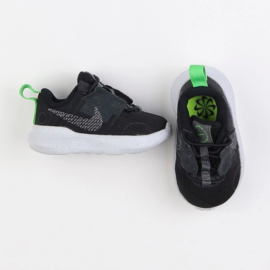 Nike - tennis à scratch/ lacets noir - pointure 18