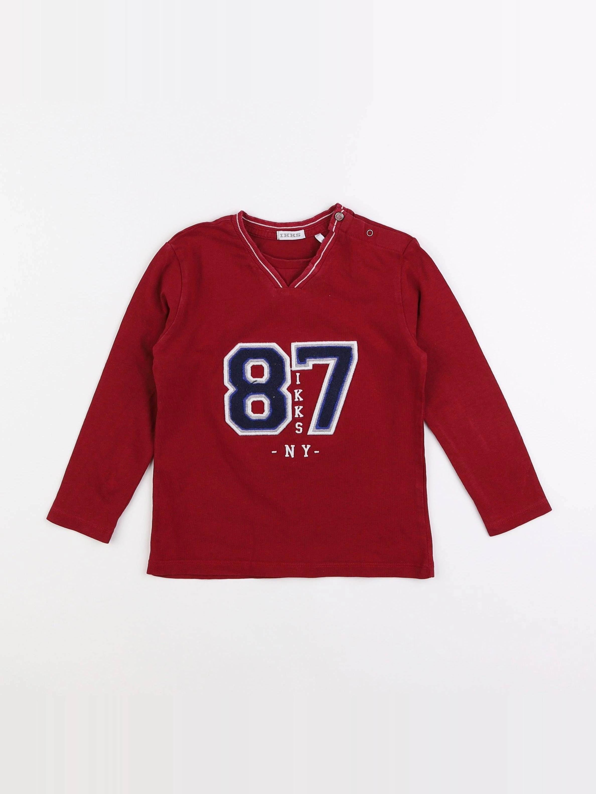 IKKS - tee-shirt rouge - 3 ans