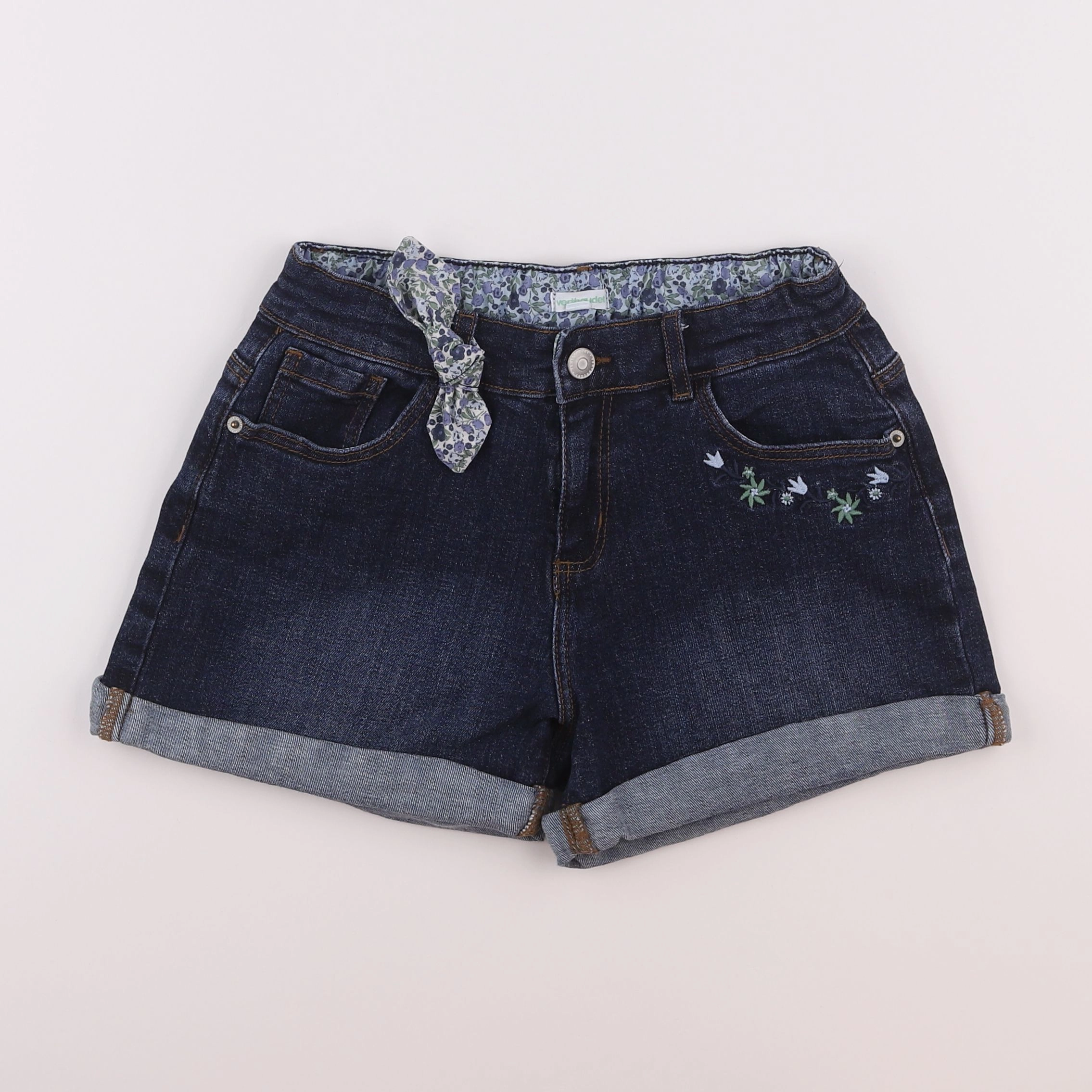 Vertbaudet - short bleu - 14 ans