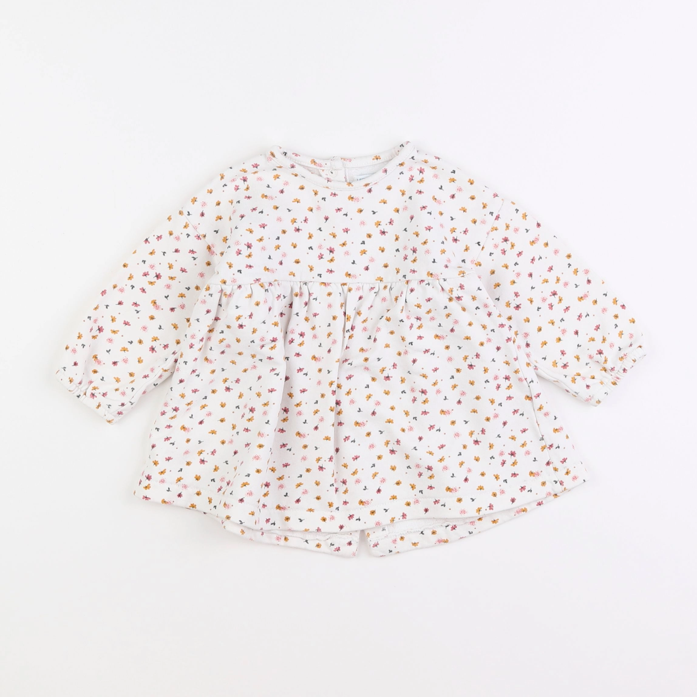 Vertbaudet - robe blanc - 12 mois