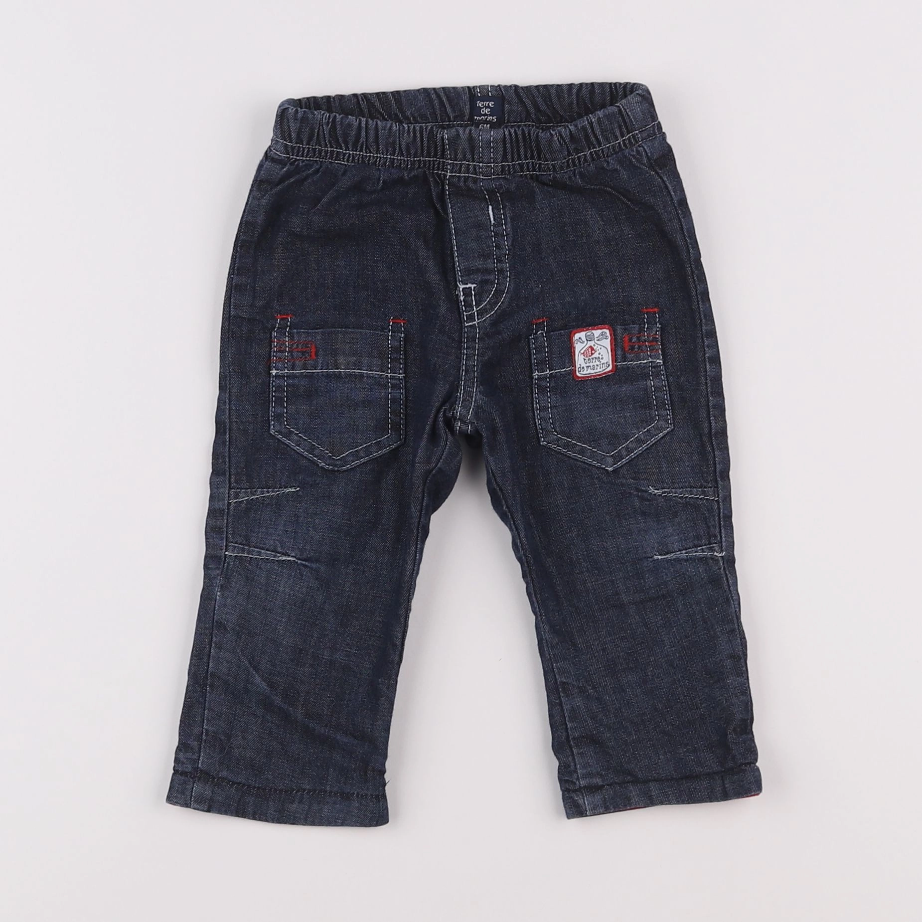 Terre de marins - pantalon bleu - 6 mois