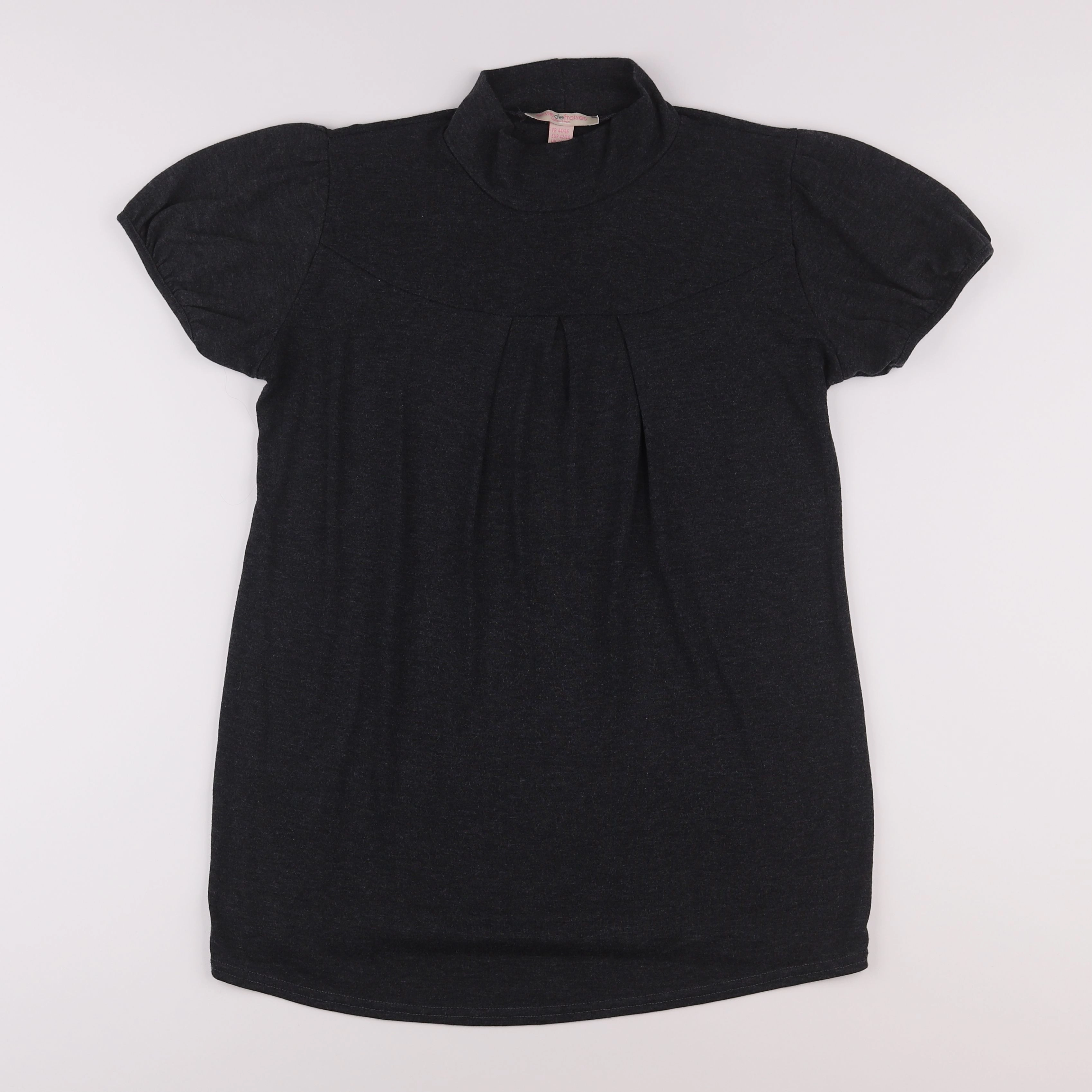 Envie de fraise - tee-shirt grossesse gris - 44 à 46