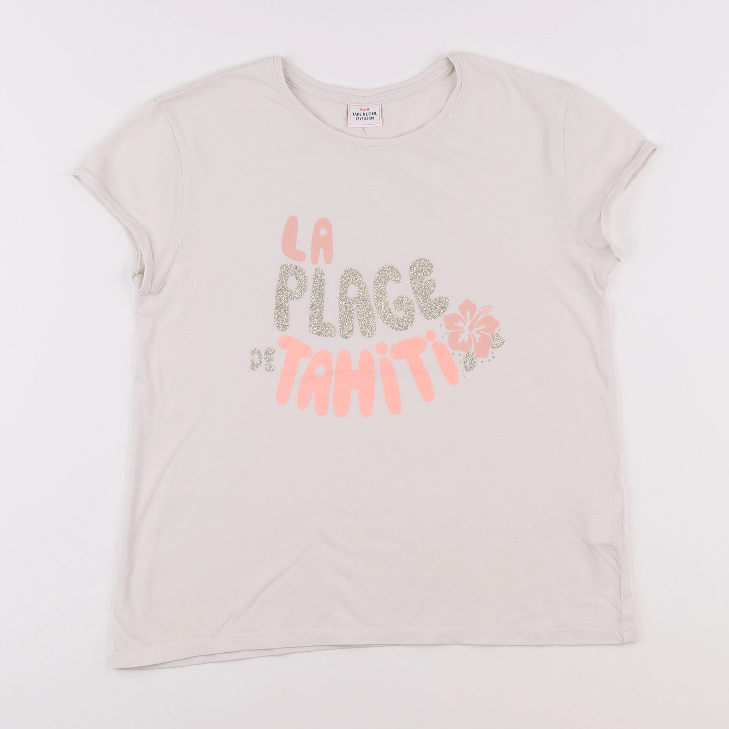 Tape à l'oeil - tee-shirt blanc - 12 ans